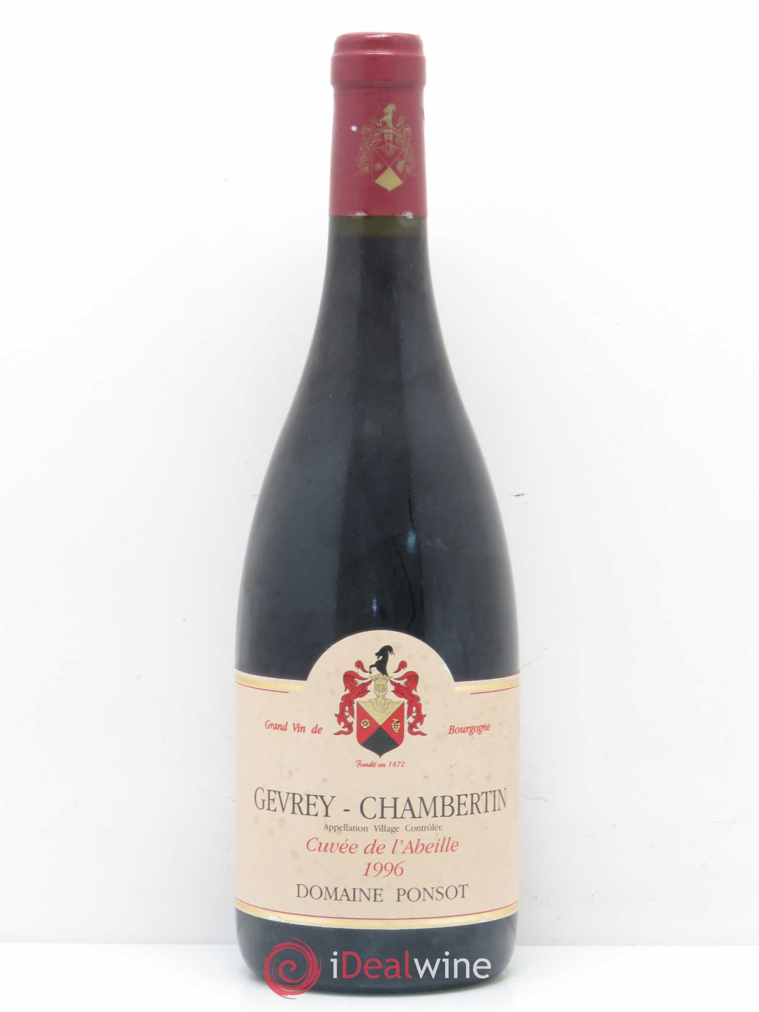 Gevrey-Chambertin Cuvée de l'Abeille Ponsot (Domaine) 1996 - Lot de 1 bouteille - 0