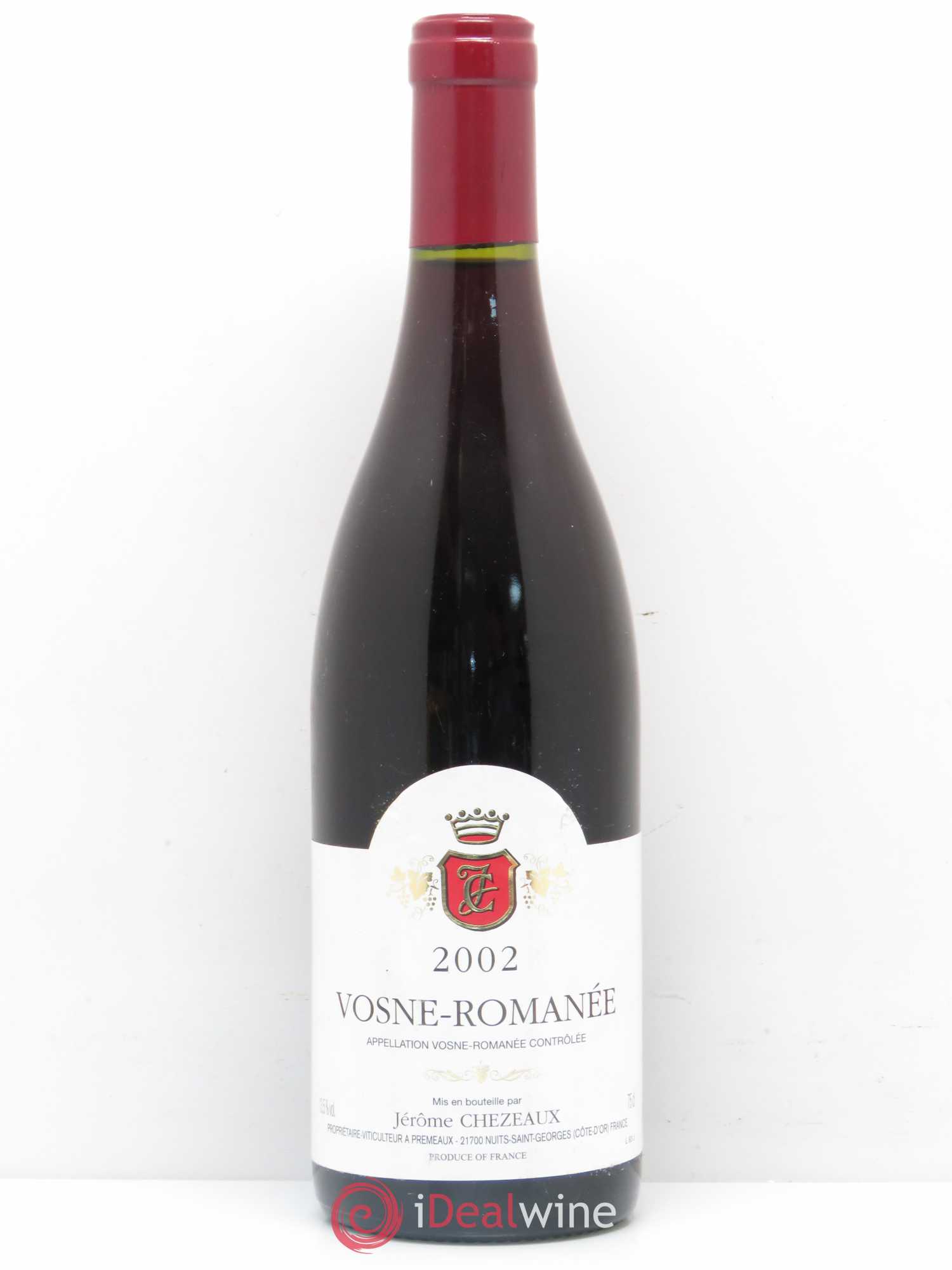 Vosne-Romanée Jérôme Chezeaux 2002 - Posten von 1 Flasche - 0