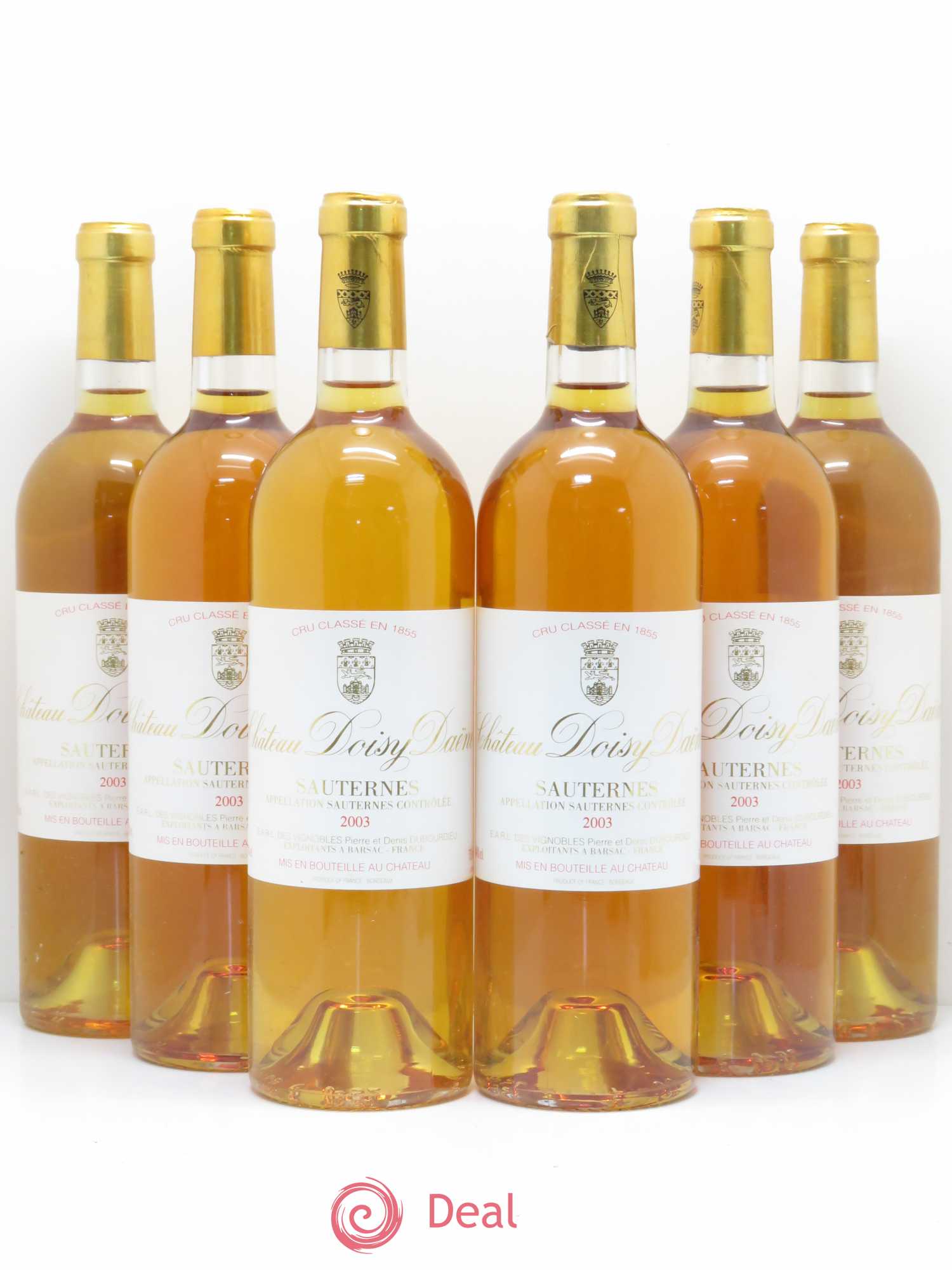 Château Doisy Daëne 2ème Grand Cru Classé 2003 - Lotto di 6 bottiglie - 0