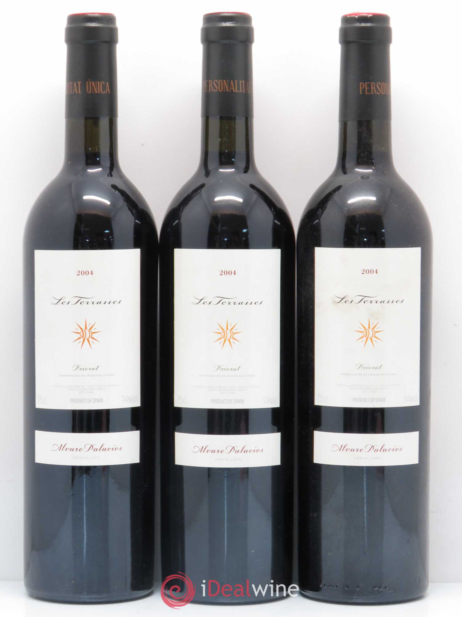 Priorat Alvaro Palacios DOCA Les Terrasses Velles Vinyes 2004 - Lot de 3 bouteilles - 0
