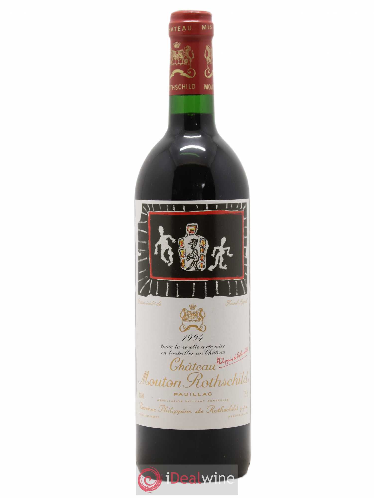 Château Mouton Rothschild 1er Grand Cru Classé 1994 - Lot de 1 bouteille - 0