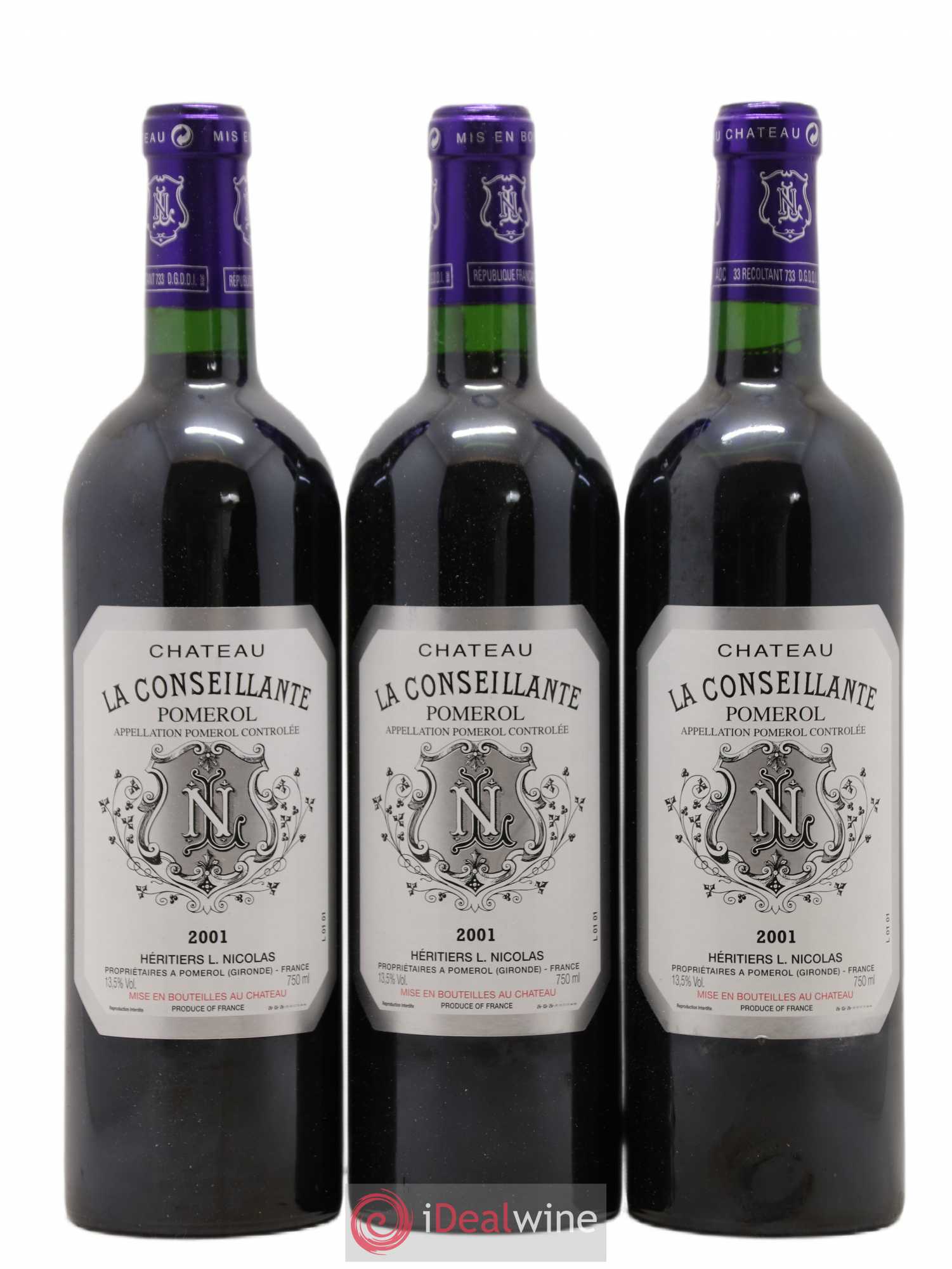 Château la Conseillante 2001 - Lot de 12 bouteilles - 2