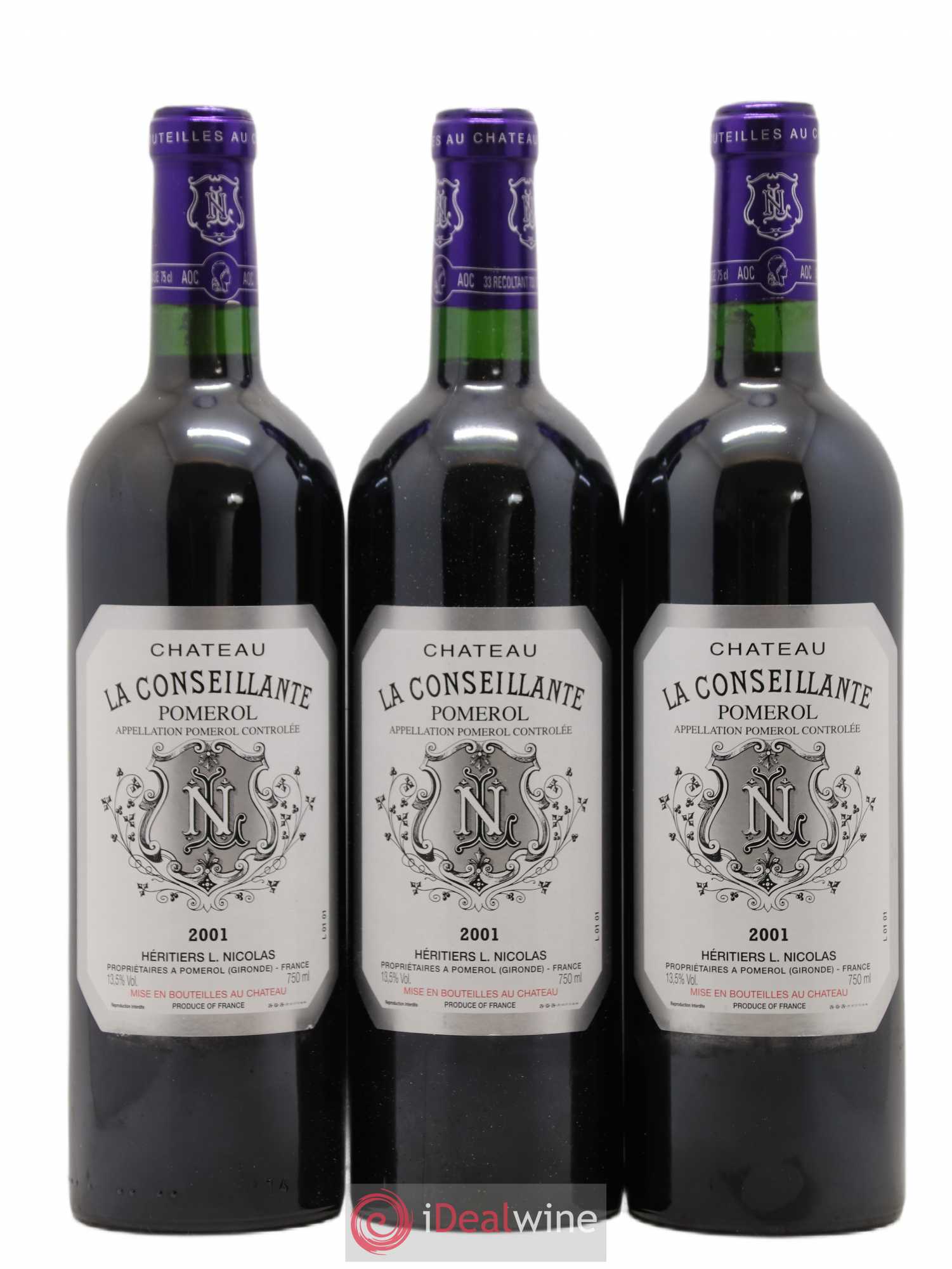 Château la Conseillante 2001 - Lot de 12 bouteilles - 3