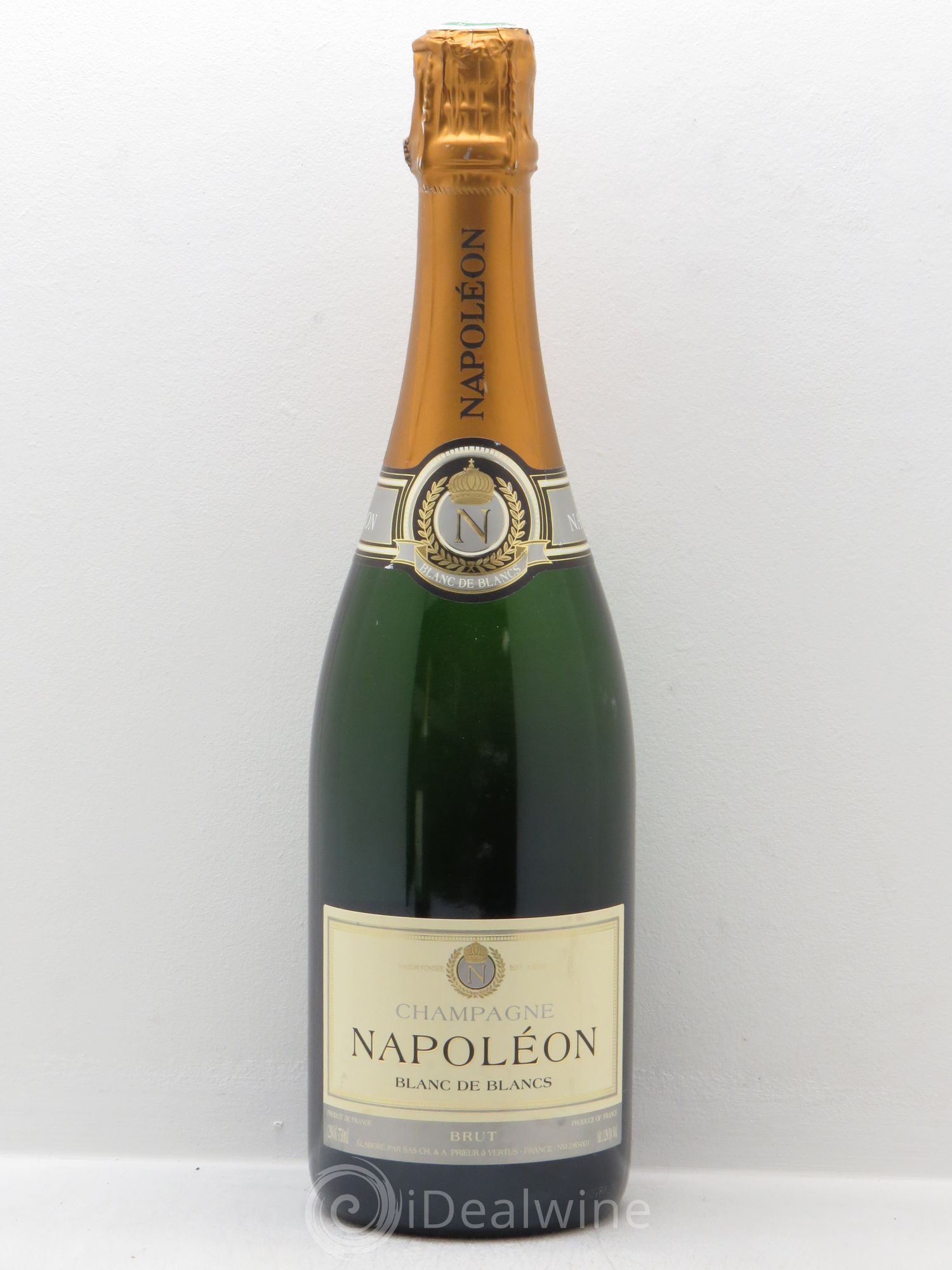 Champagne Napoléon Blanc de Blancs (sans prix de réserve - no reserve) - Posten von 1 Flasche - 0