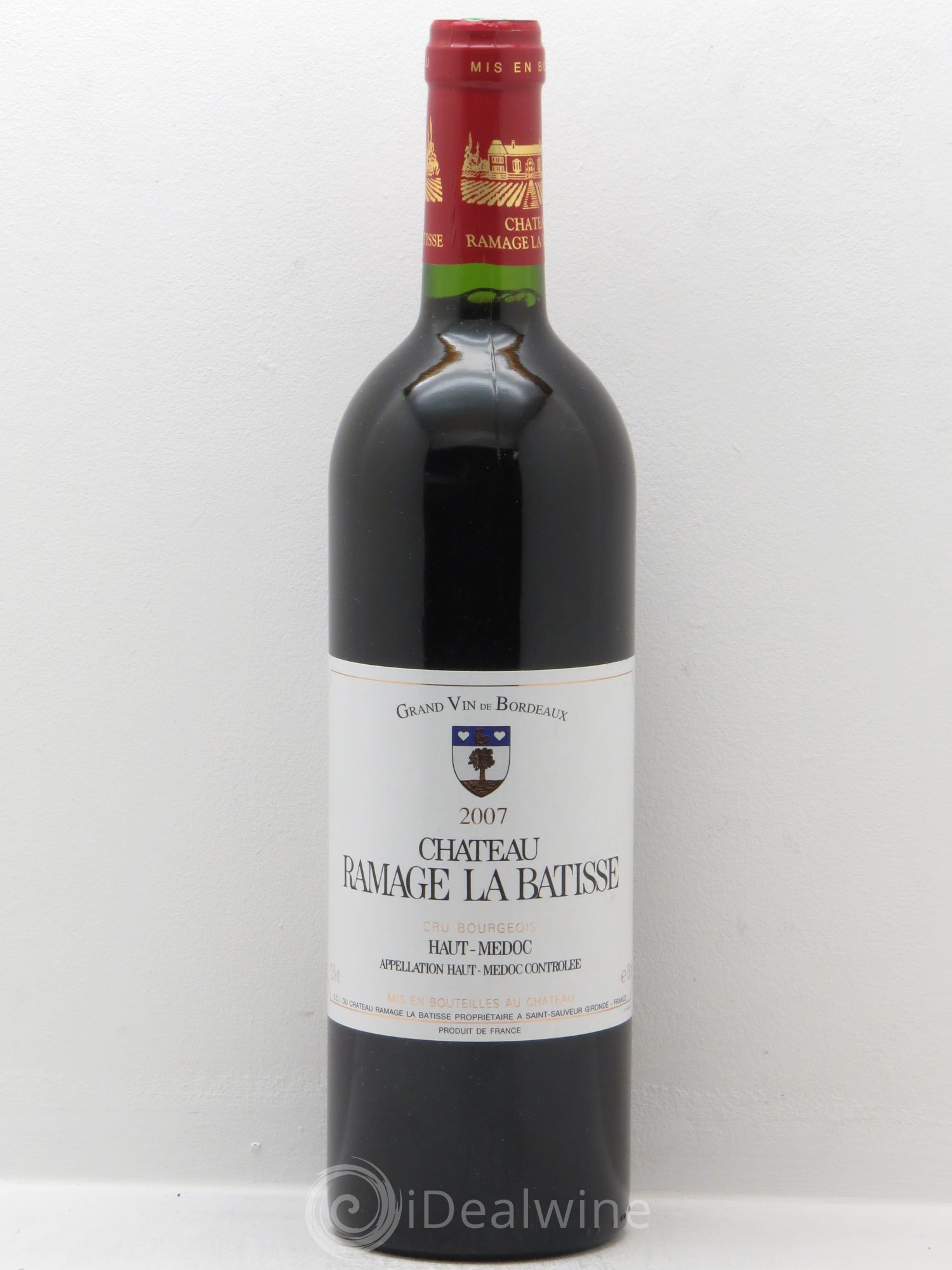 Château Ramage la Bâtisse Cru Bourgeois (sans prix de réserve-no reserve) 2007 - Lotto di 1 bottiglia - 0