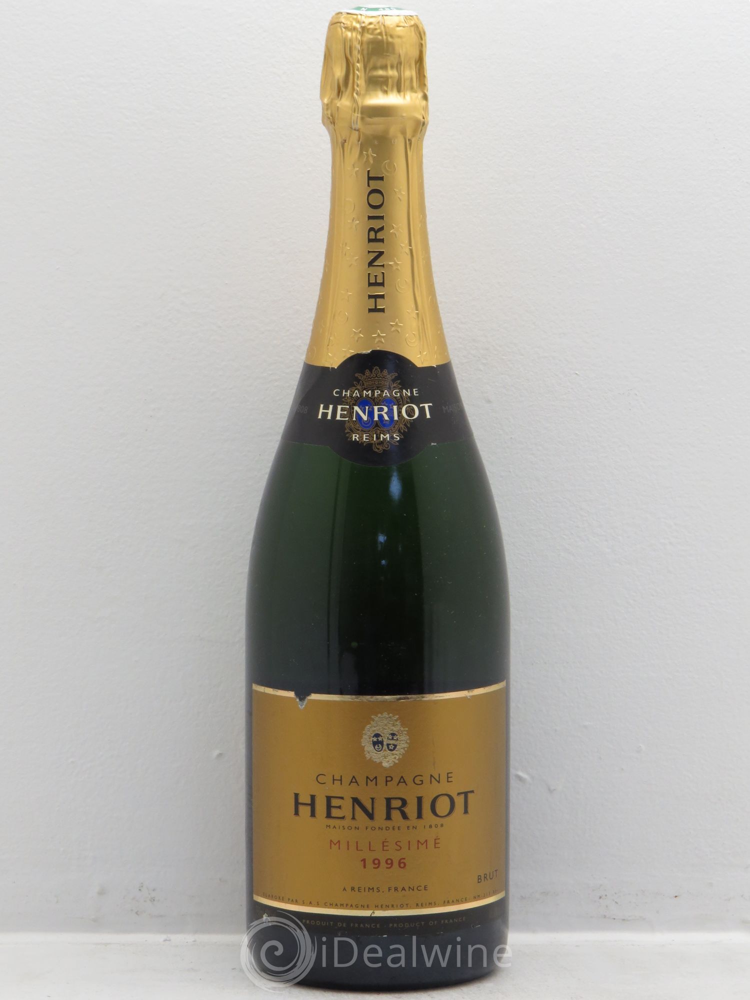Brut Millésimé Henriot 1996 - Lot de 1 bouteille - 0