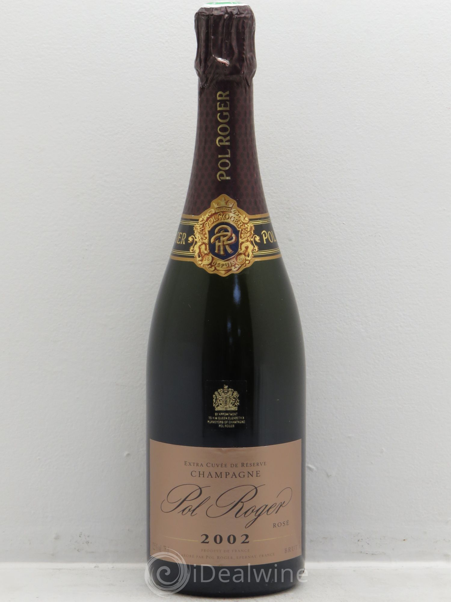 Rosé Brut Pol Roger Vintage 2002 - Lot de 1 bouteille - 0