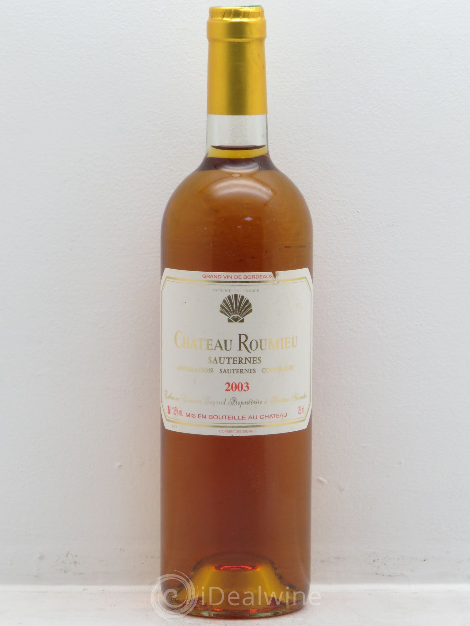 Sauternes Chateau Roumieu 2003 - Lotto di 1 bottiglia - 0