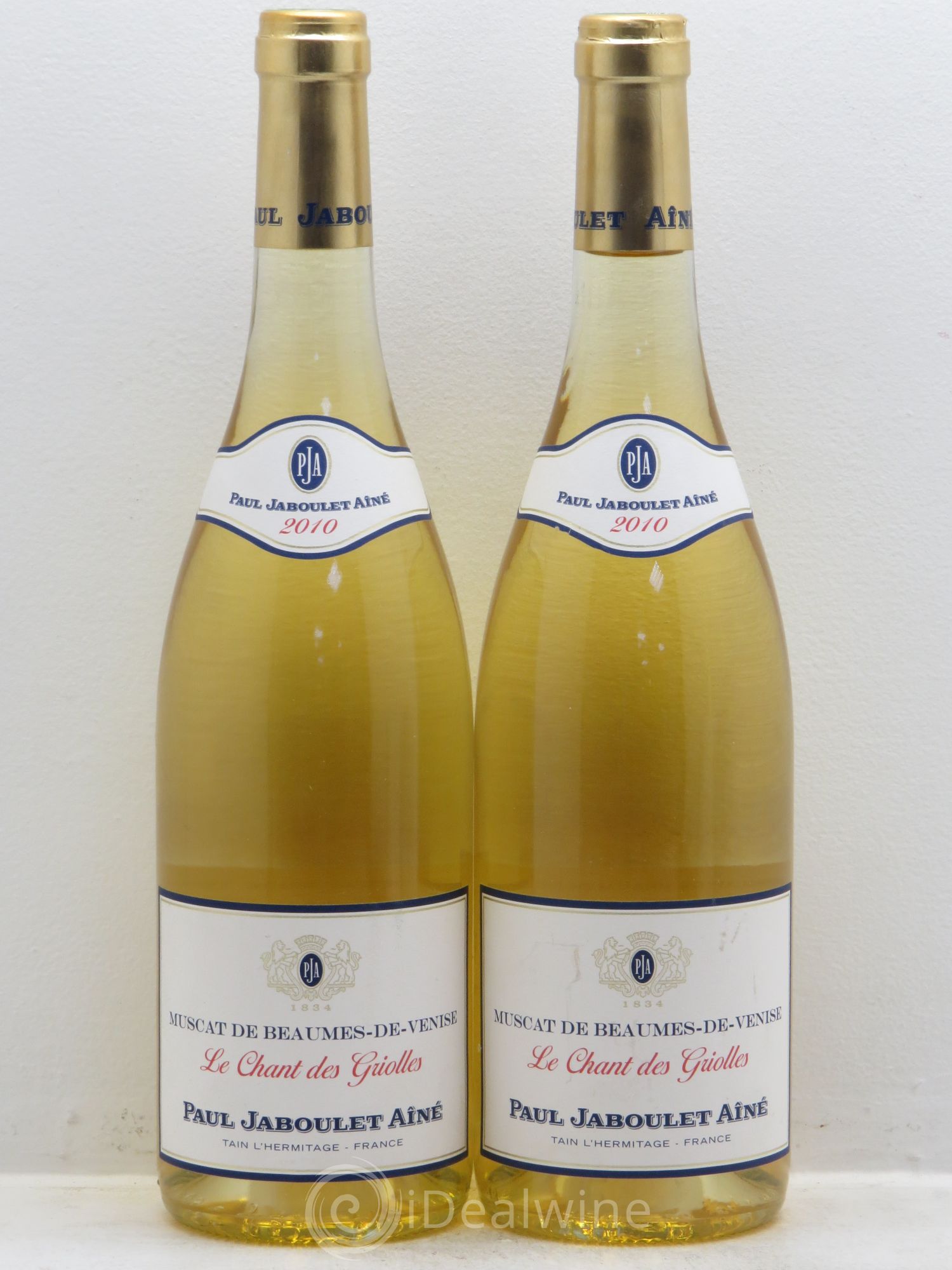 Muscat Beaume de Venise Jaboulet le chant des Griolles 2010 - Posten von 2 Flaschen - 0