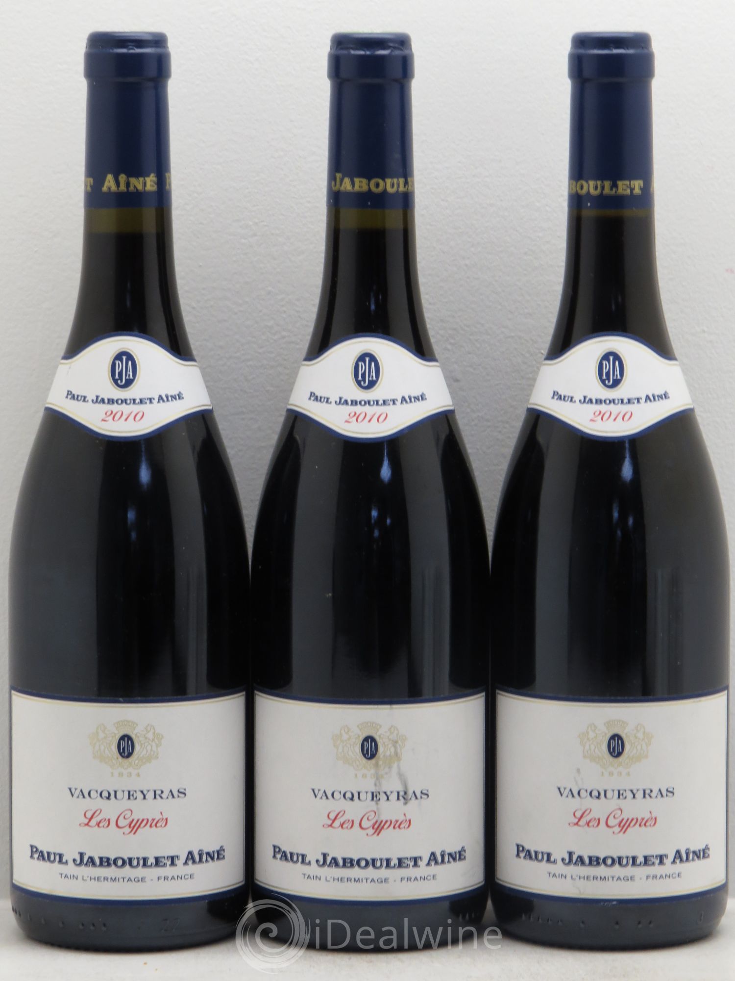 Vacqueyras Les Cyprès Jaboulet 2010 - Posten von 3 Flaschen - 0