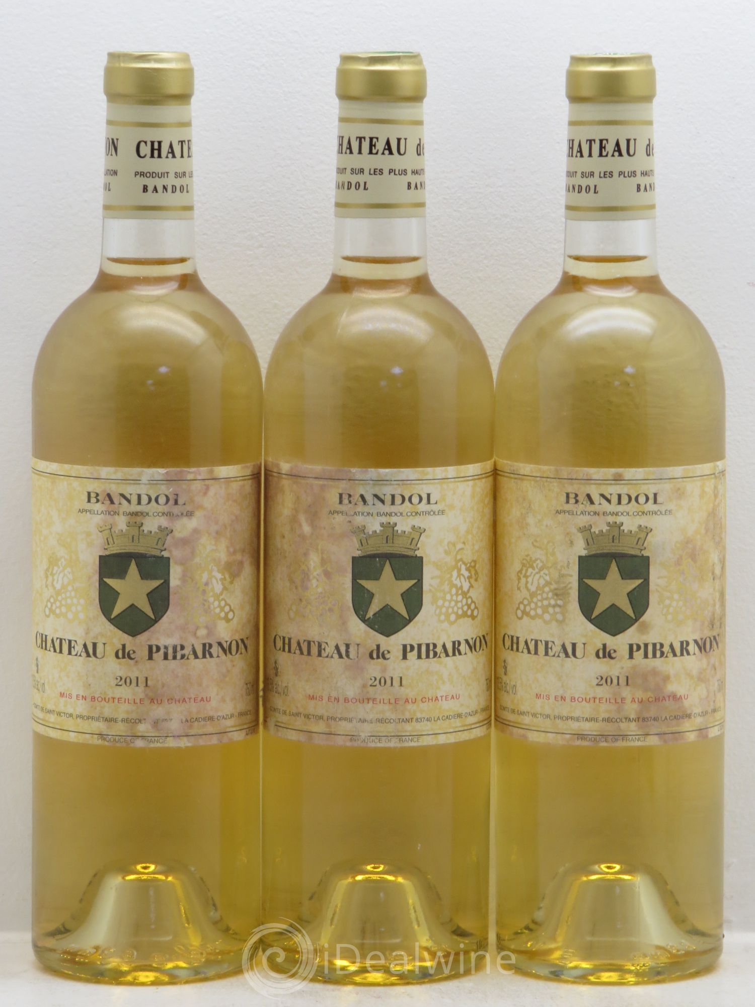 Bandol Château de Pibarnon Comte de Saint-Victor 2011 - Lot de 3 bouteilles - 0