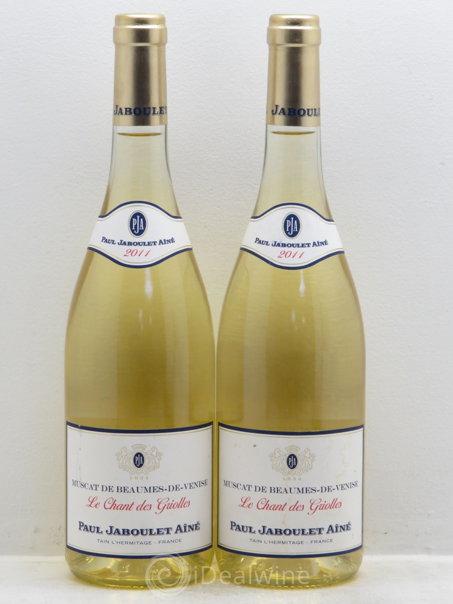 Muscat Beaume de Venise Jaboulet le chant des Griolles 2011 - Posten von 2 Flaschen - 0