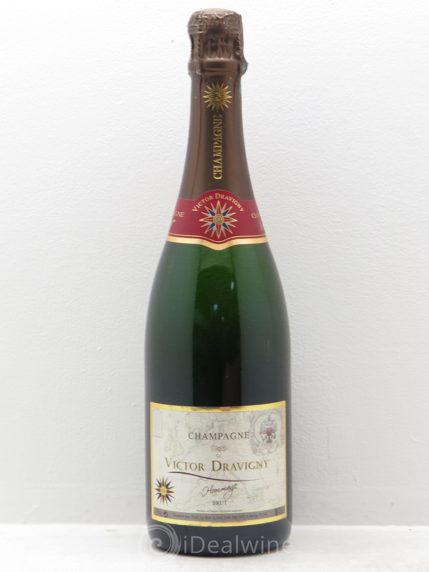 Champagne Victor Dravigny Hommage brut (sans prix de réserve) - Posten von 1 Flasche - 0