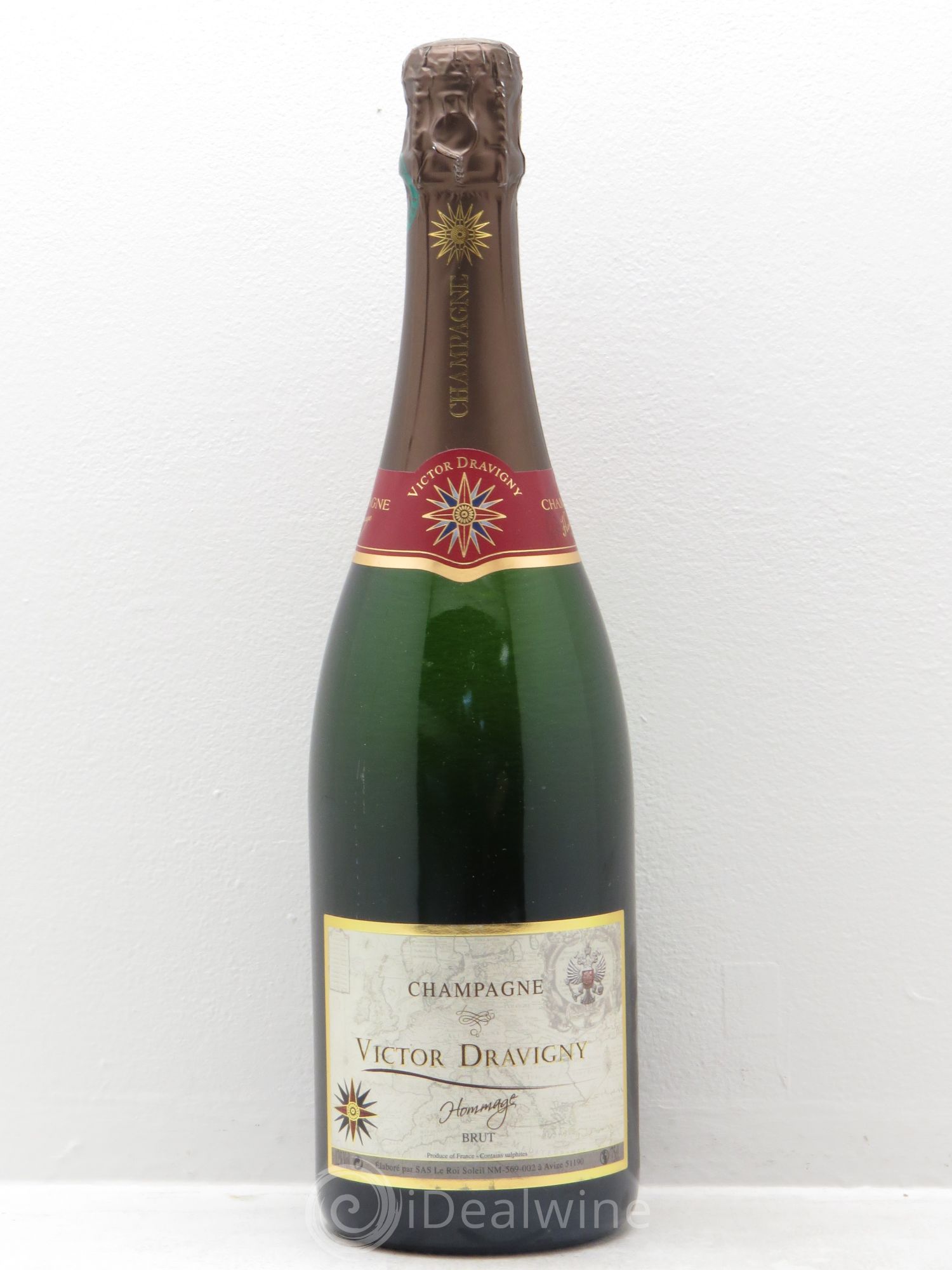 Champagne Victor Dravigny Hommage brut (sans prix de réserve) - Posten von 1 Flasche - 0