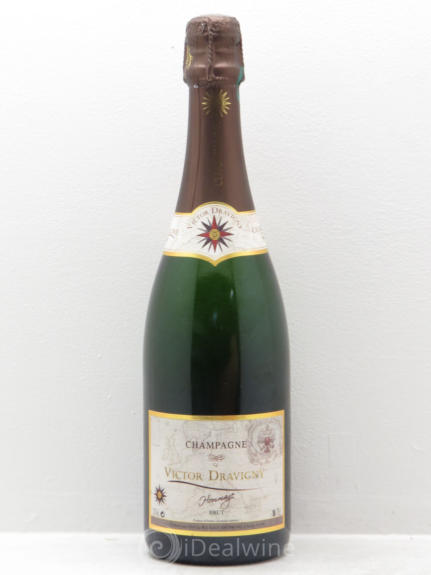 Champagne Victor Dravigny Hommage brut (sans prix de réserve) - Posten von 1 Flasche - 0