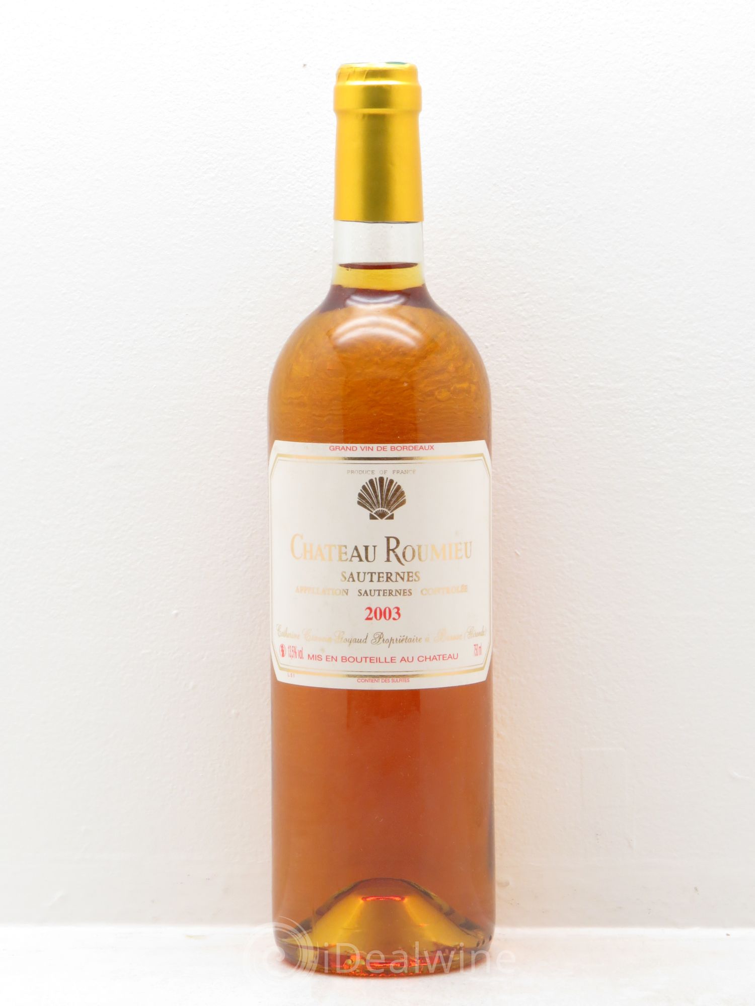 Sauternes Chateau Roumieu 2003 - Posten von 1 Flasche - 0