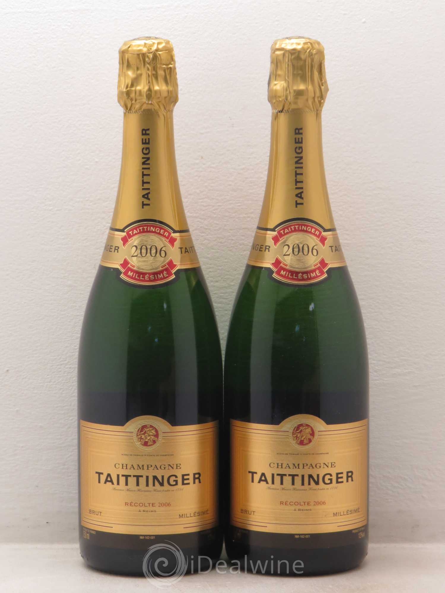 Brut Réserve Taittinger 2006 - Lot de 2 bouteilles - 0