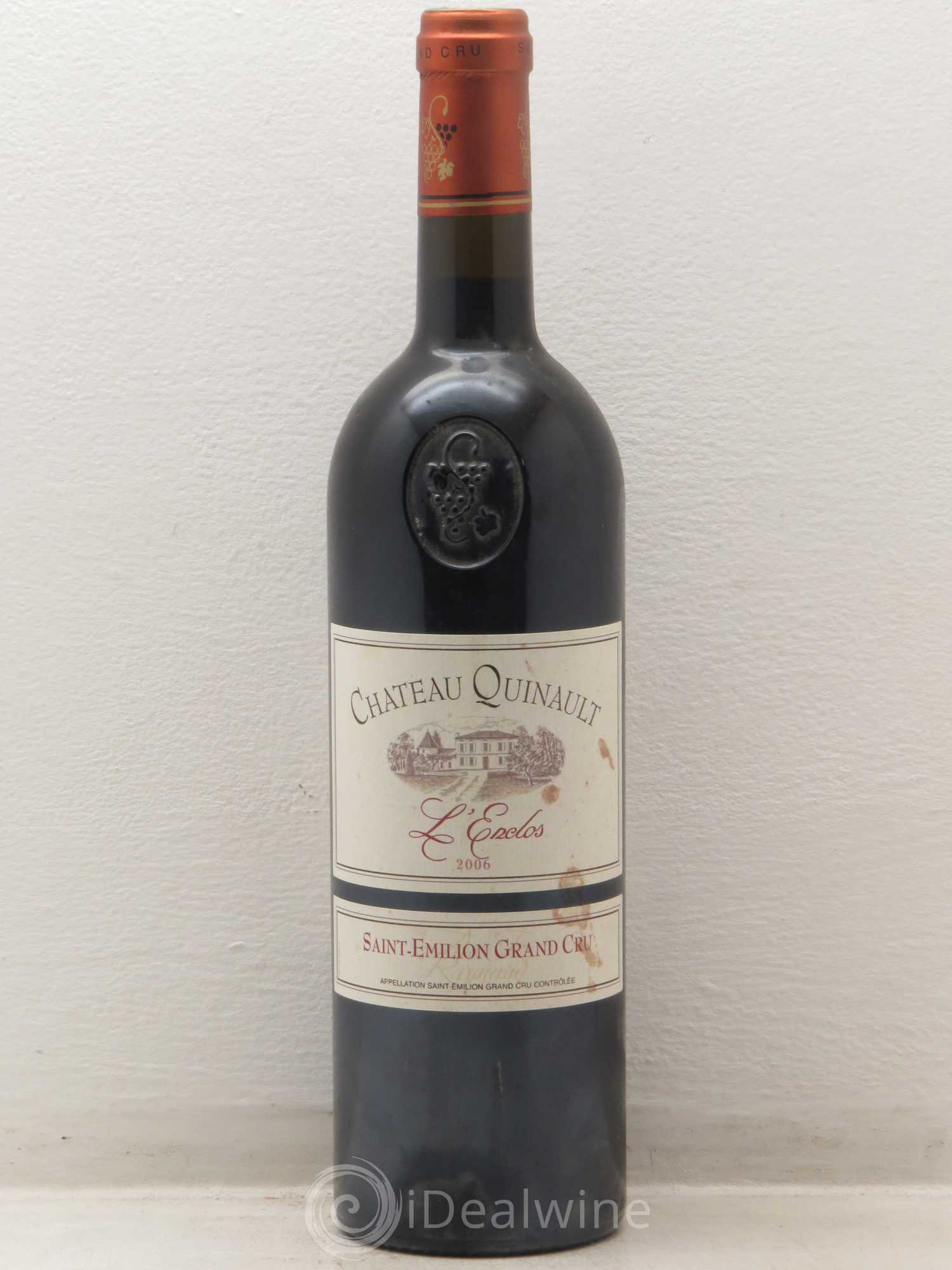Château Quinault L'Enclos 2006 - Lot de 1 bouteille - 0