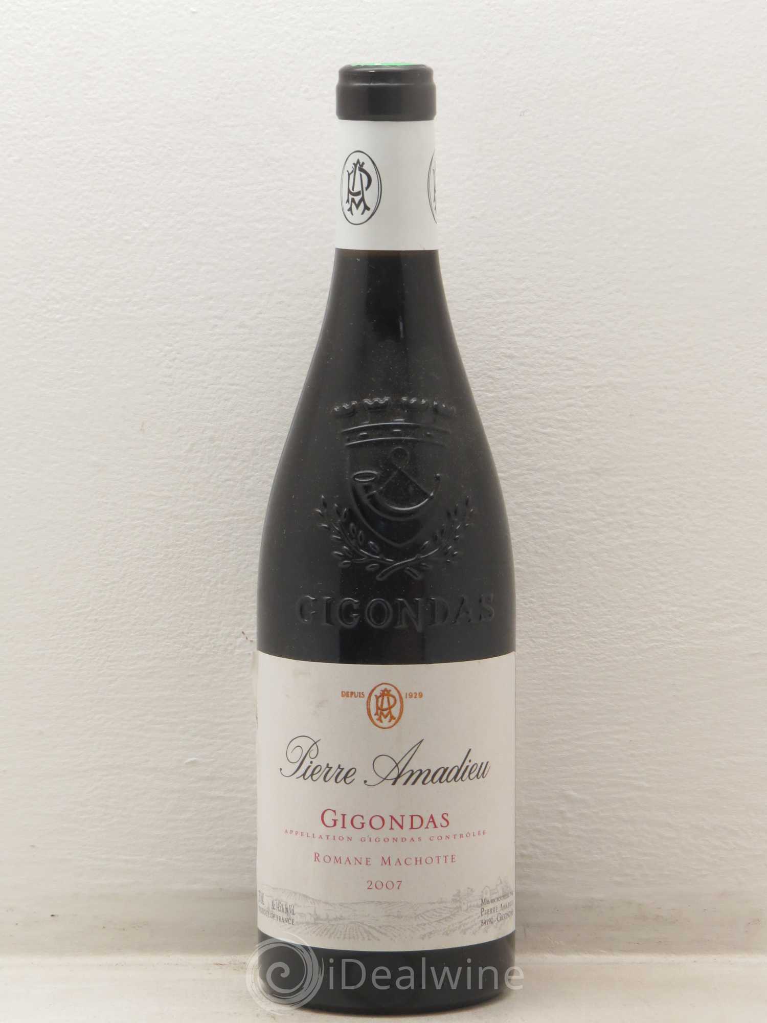 Gigondas Pierre Amadieu Cuvée Romane Machotte 2007 - Posten von 1 Flasche - 0