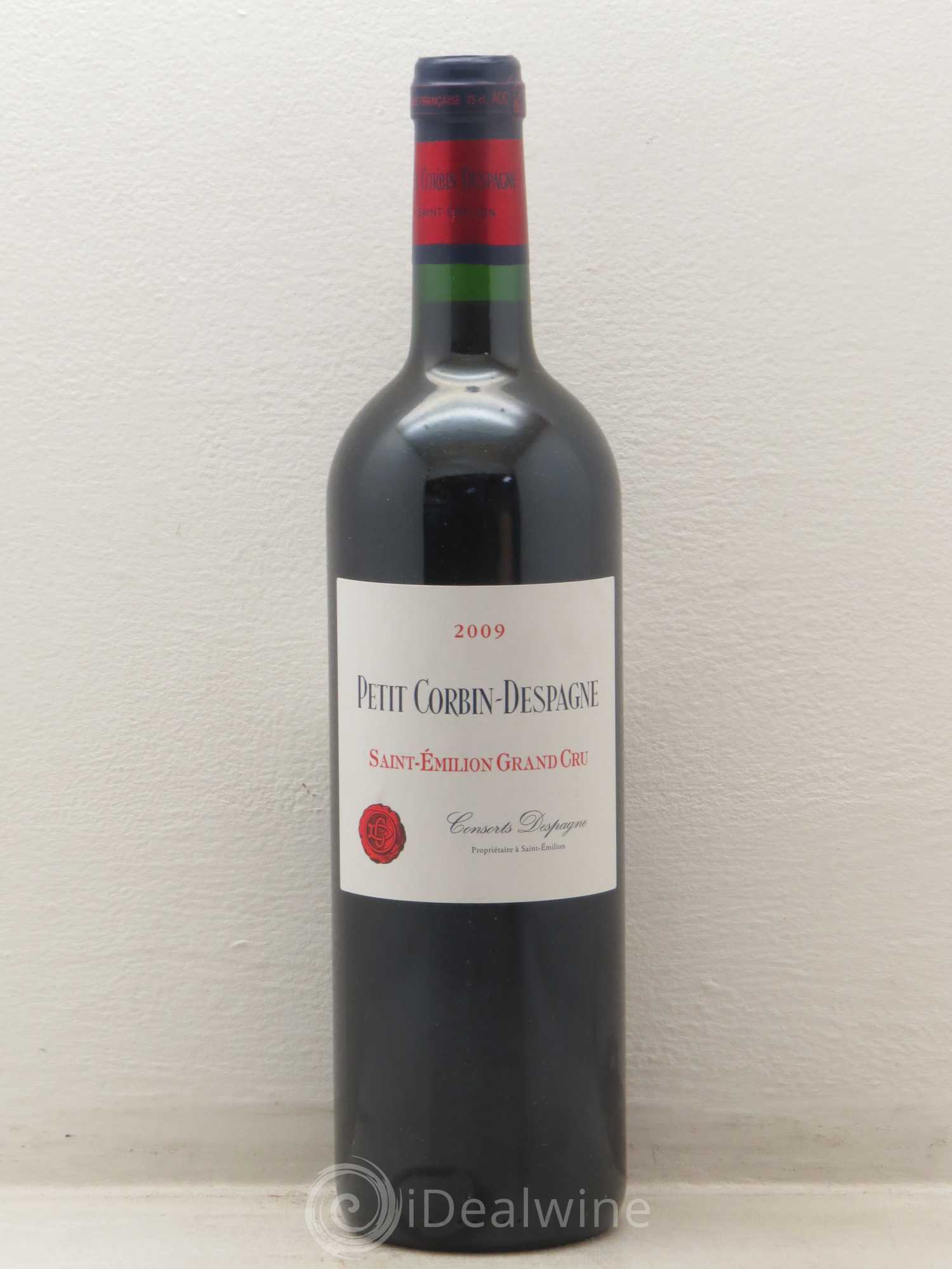 Petit Corbin Despagne Second Vin 2009 - Lot de 1 bouteille - 0