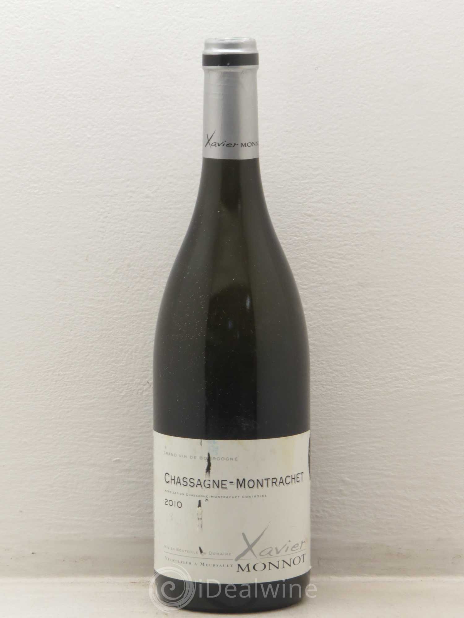 Chassagne-Montrachet X. Monnot 2010 - Lot de 1 bouteille - 0