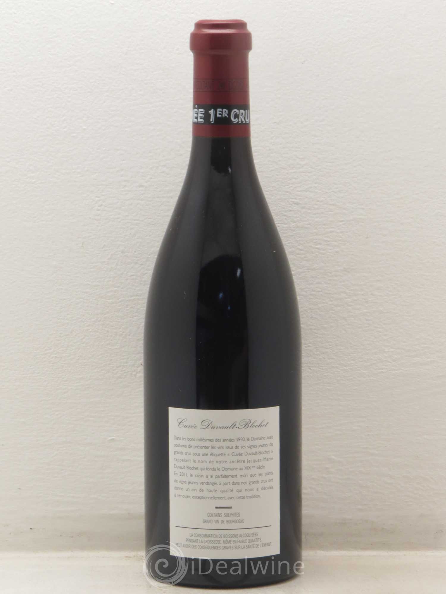 Vosne-Romanée 1er Cru Cuvée Duvault Blochet Domaine de la Romanée-Conti 2011 - Lot de 1 bouteille - 1