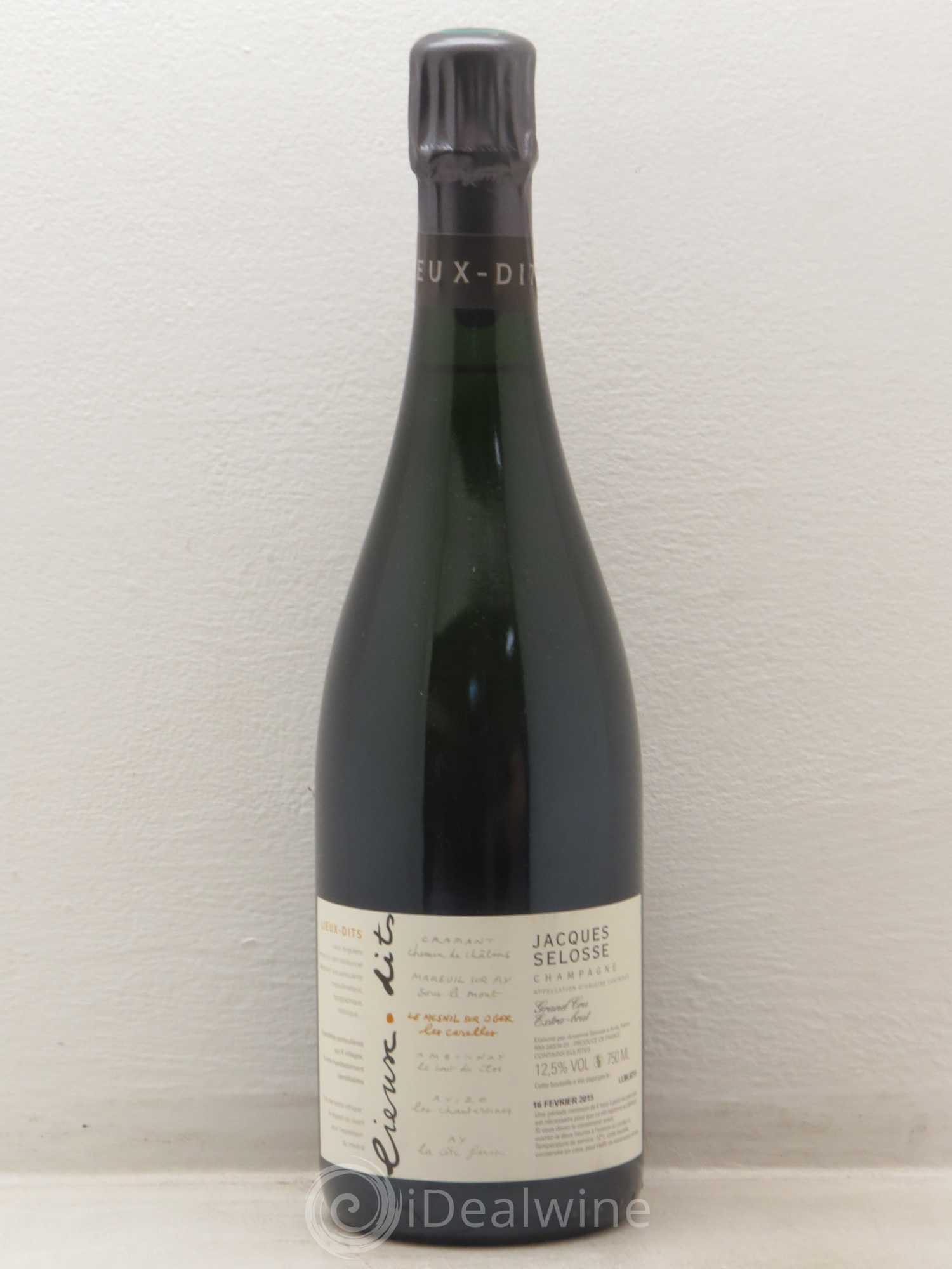 Champagne Jacques Selosse Les Carelles Grand Cru extra brut - Posten von 1 Flasche - 0