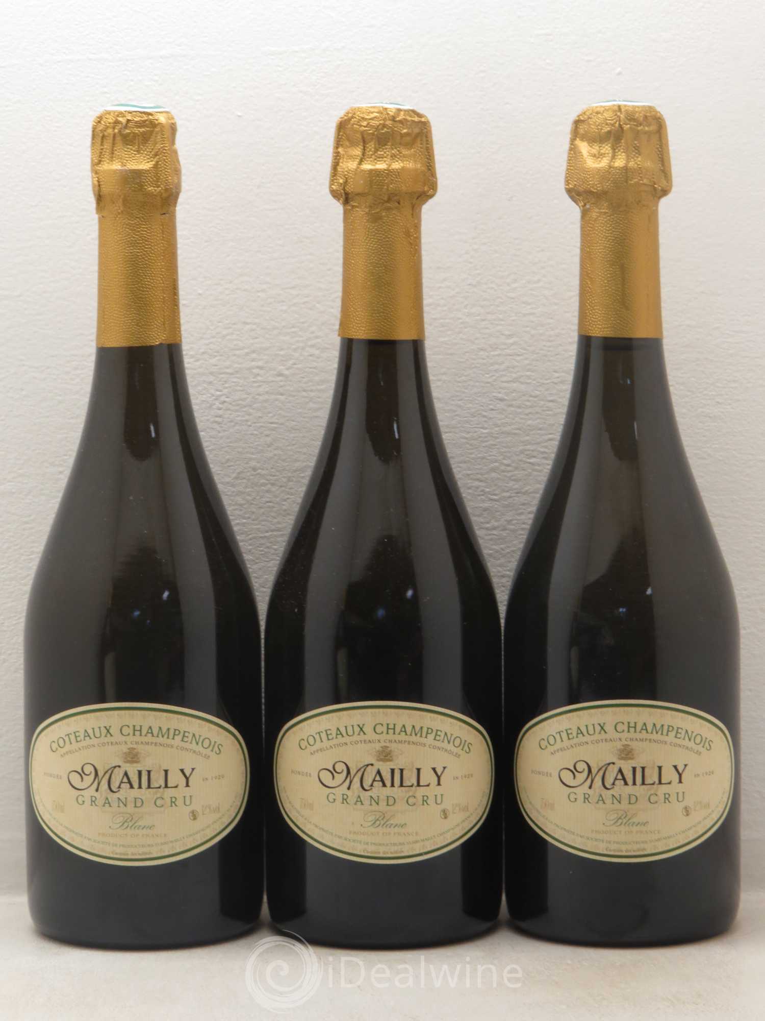 Divers Coteaux Champenois Blanc Mailly - Grand Cru - Posten von 6 Flaschen - 1