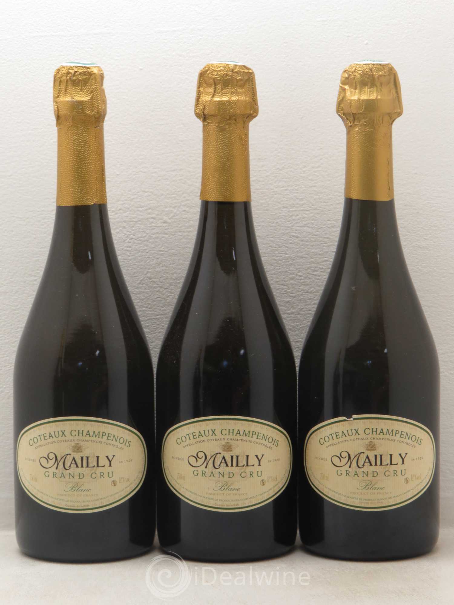 Divers Coteaux Champenois Blanc Mailly - Grand Cru - Posten von 6 Flaschen - 2