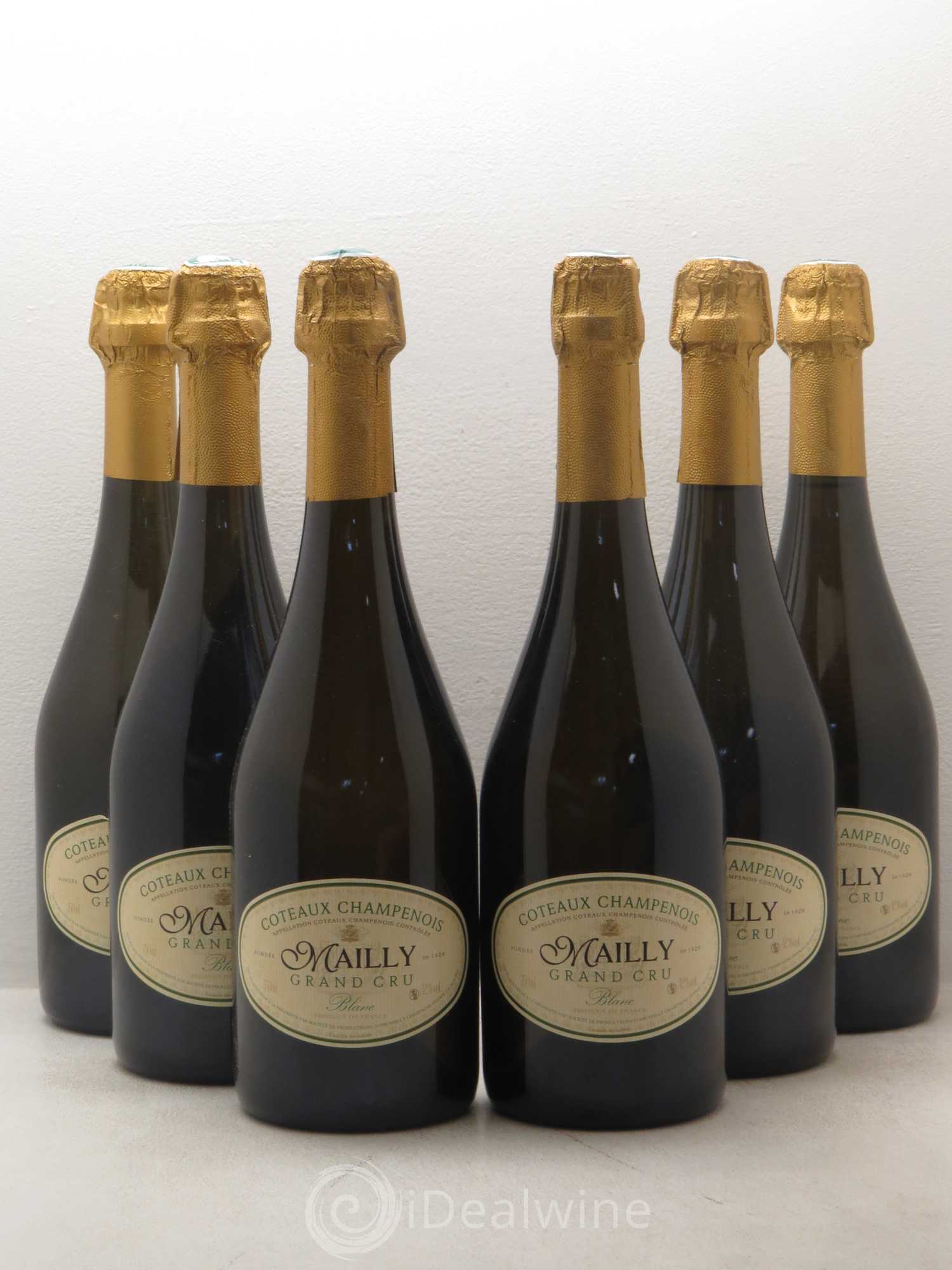 Divers Coteaux Champenois Blanc Mailly - Grand Cru - Posten von 6 Flaschen - 0