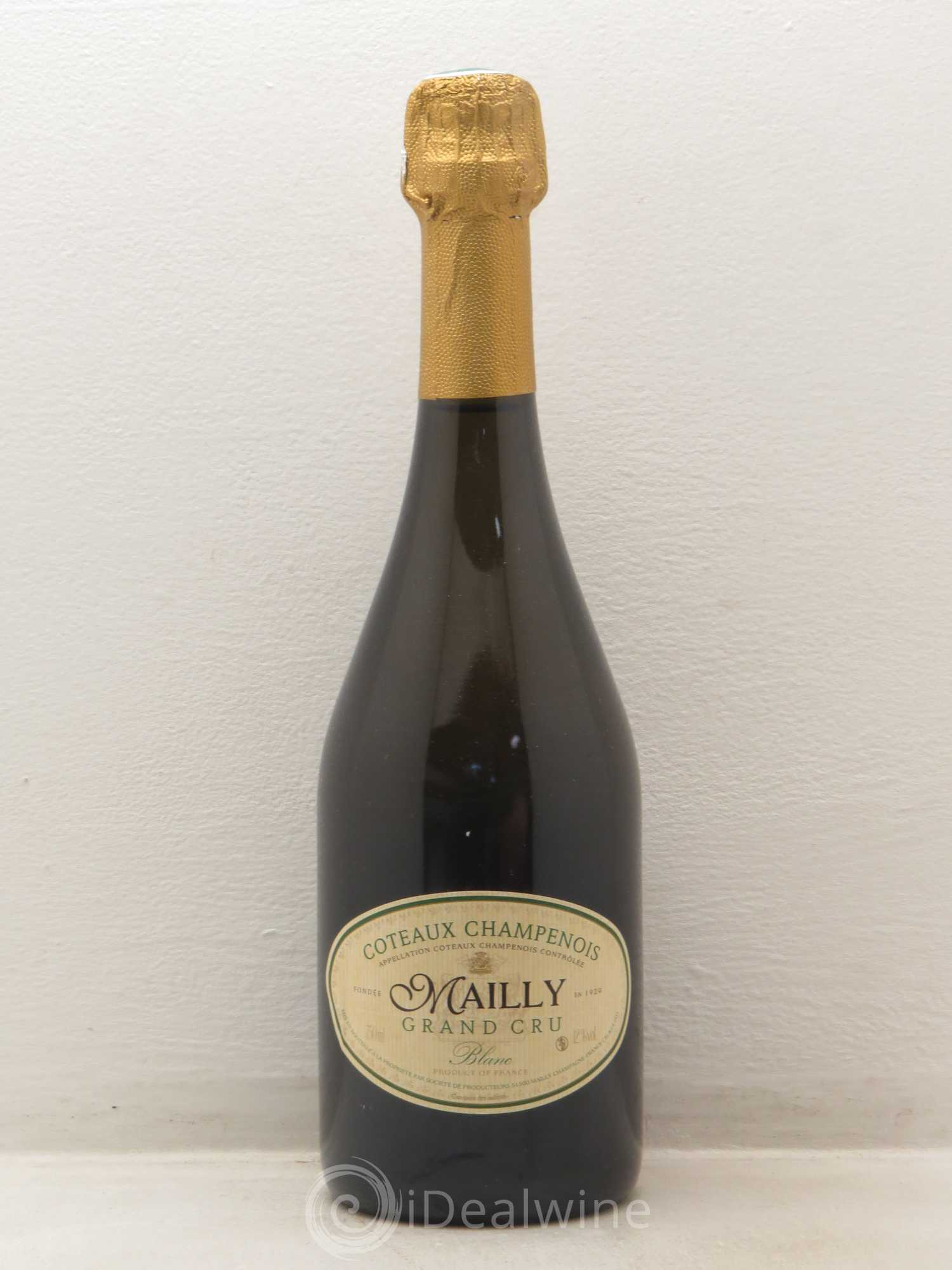 Divers Coteaux Champenois Blanc Mailly - Grand Cru - Posten von 1 Flasche - 0