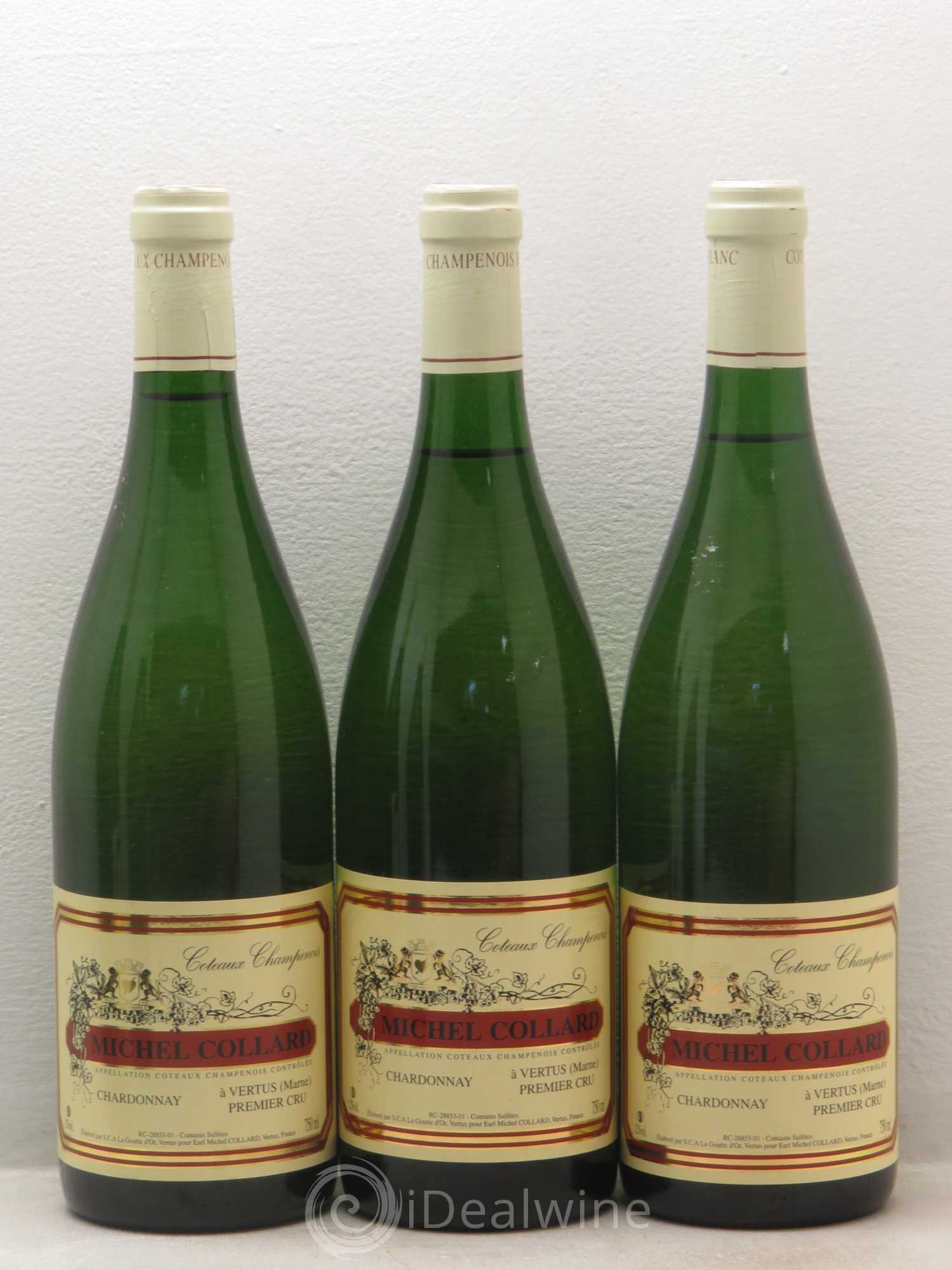 Divers Coteaux champenois Blanc Vertus Michel Collard 1er cru - Posten von 5 Flaschen - 1