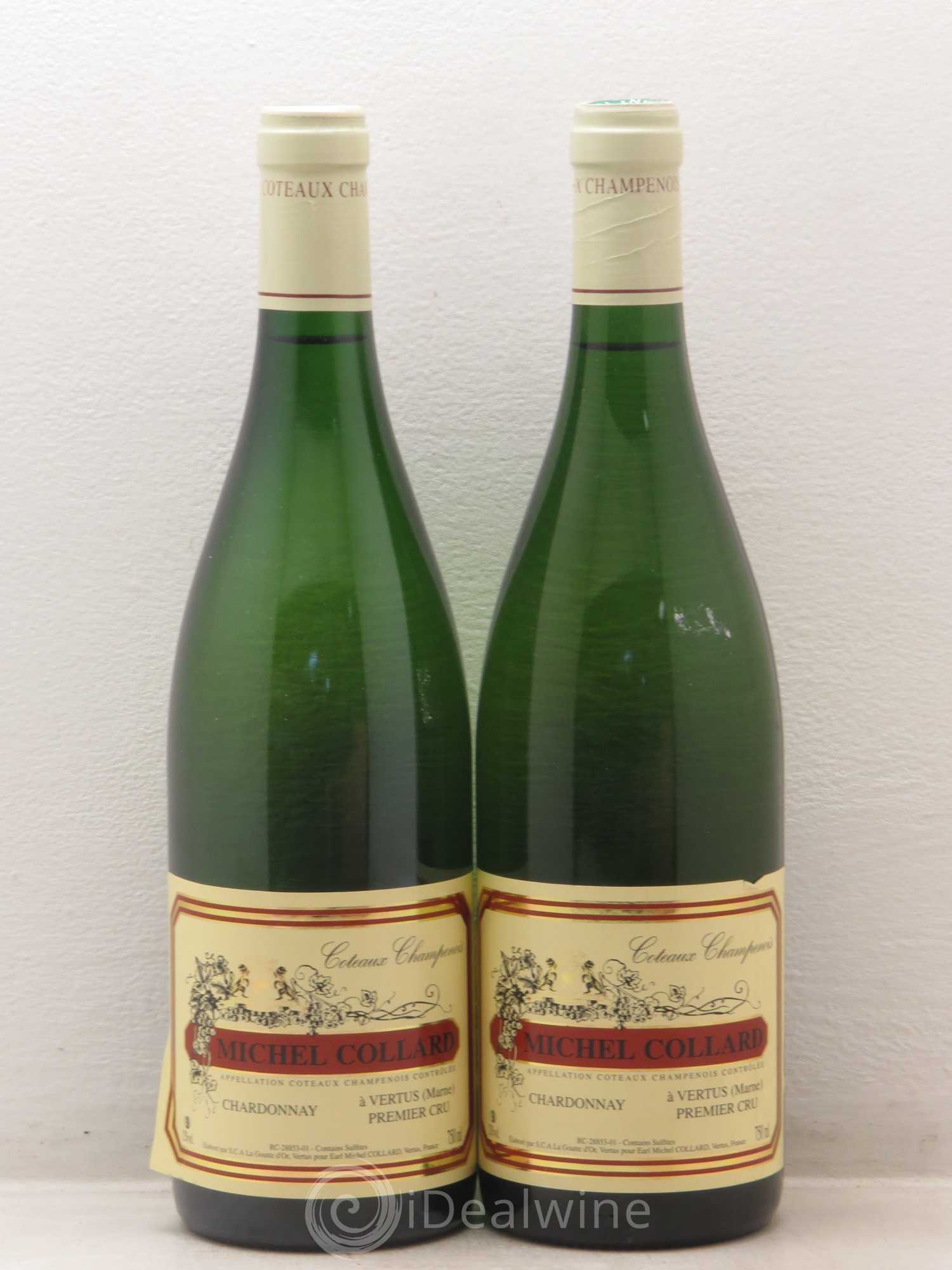 Divers Coteaux champenois Blanc Vertus Michel Collard 1er cru - Posten von 5 Flaschen - 2