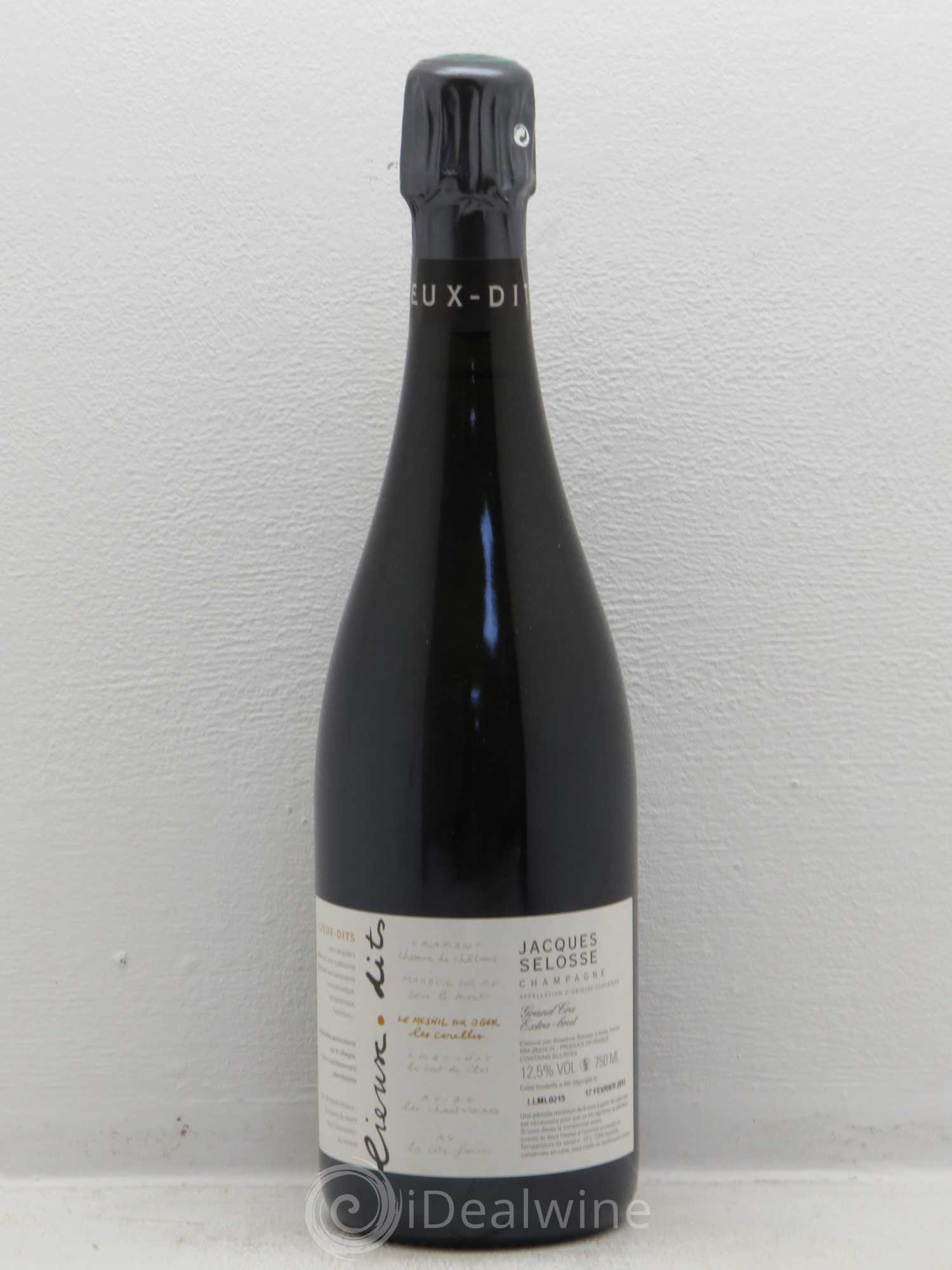 Champagne Jacques Selosse Les Carelles Grand Cru extra brut - Posten von 1 Flasche - 0