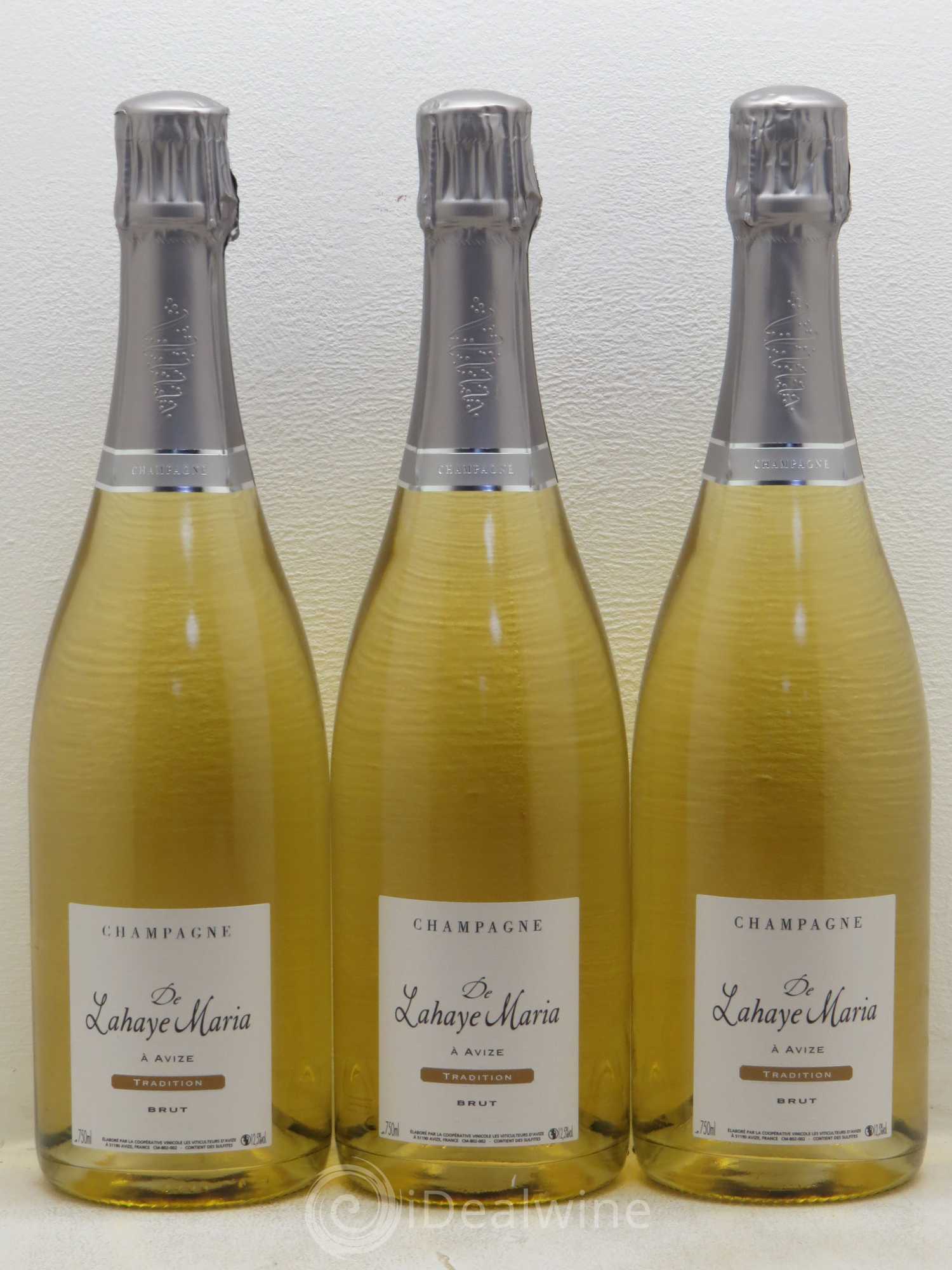 Champagne Champagne Lahaye Maria - Tradition (sans prix de réserve) - Posten von 3 Flaschen - 0