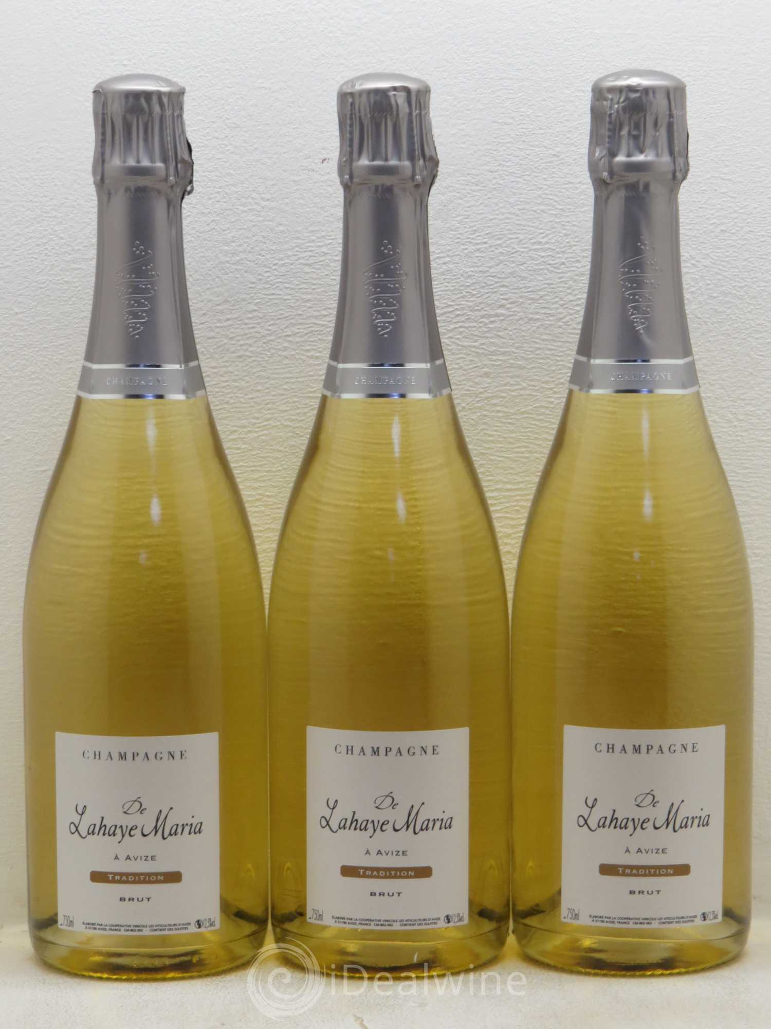 Champagne Champagne Lahaye Maria - Tradition (sans prix de réserve) - Posten von 3 Flaschen - 0