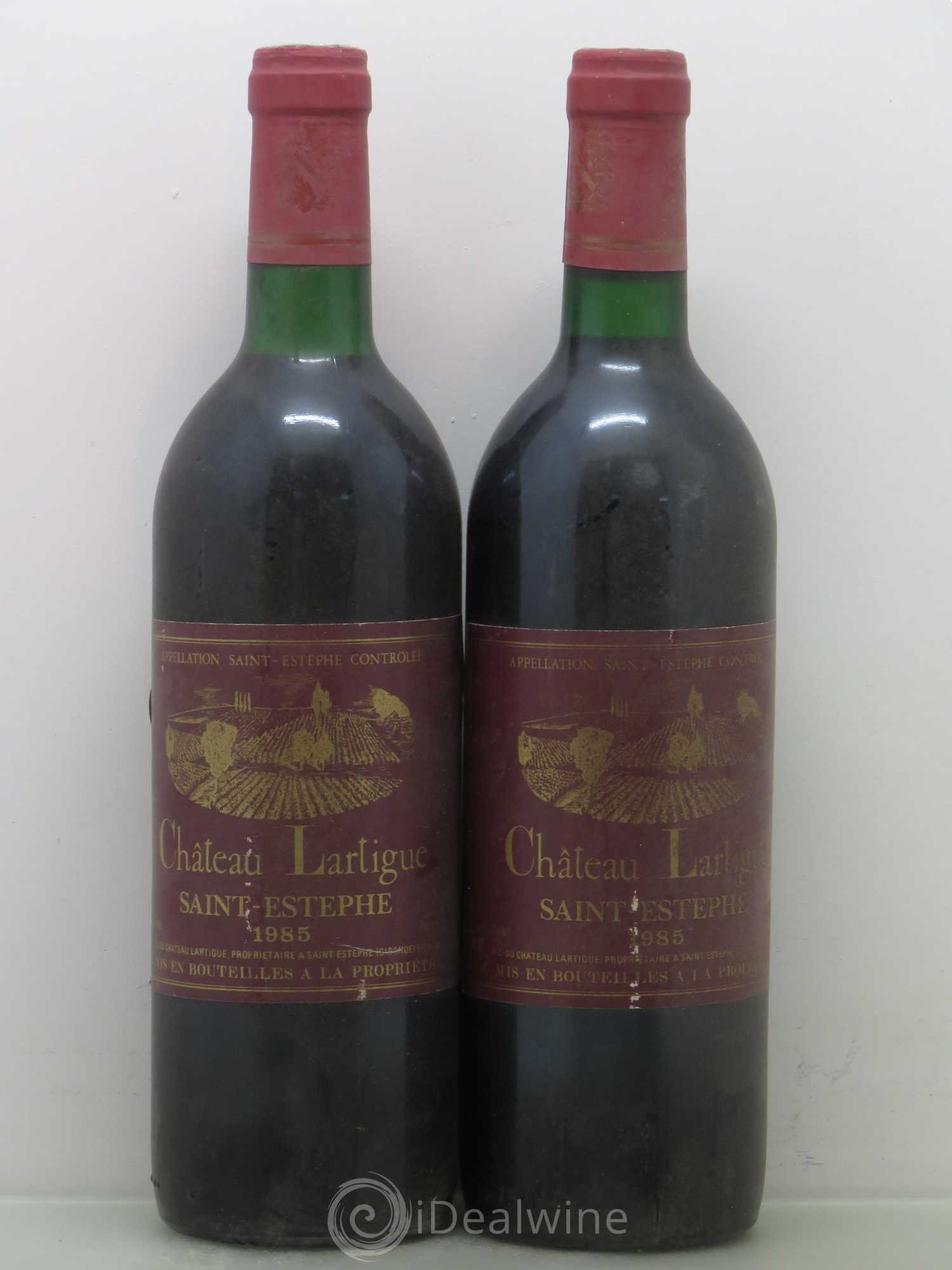 Saint-Estèphe Château Lartigue 1985 - Posten von 2 Flaschen - 0