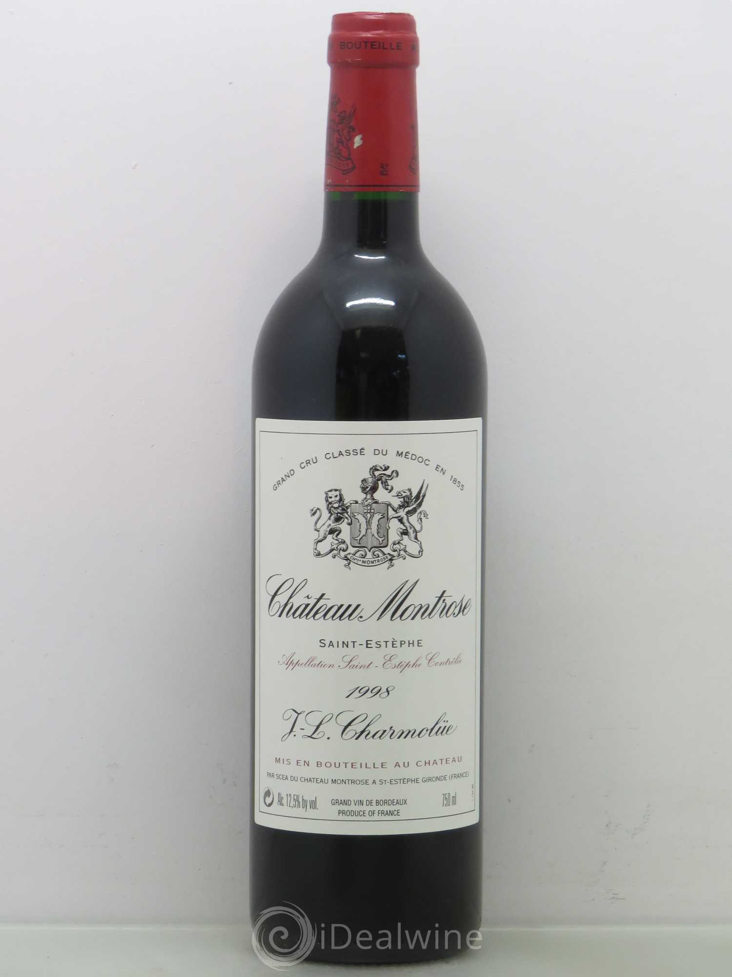 Château Montrose 2ème Grand Cru Classé 1998 - Lot de 1 bouteille - 0