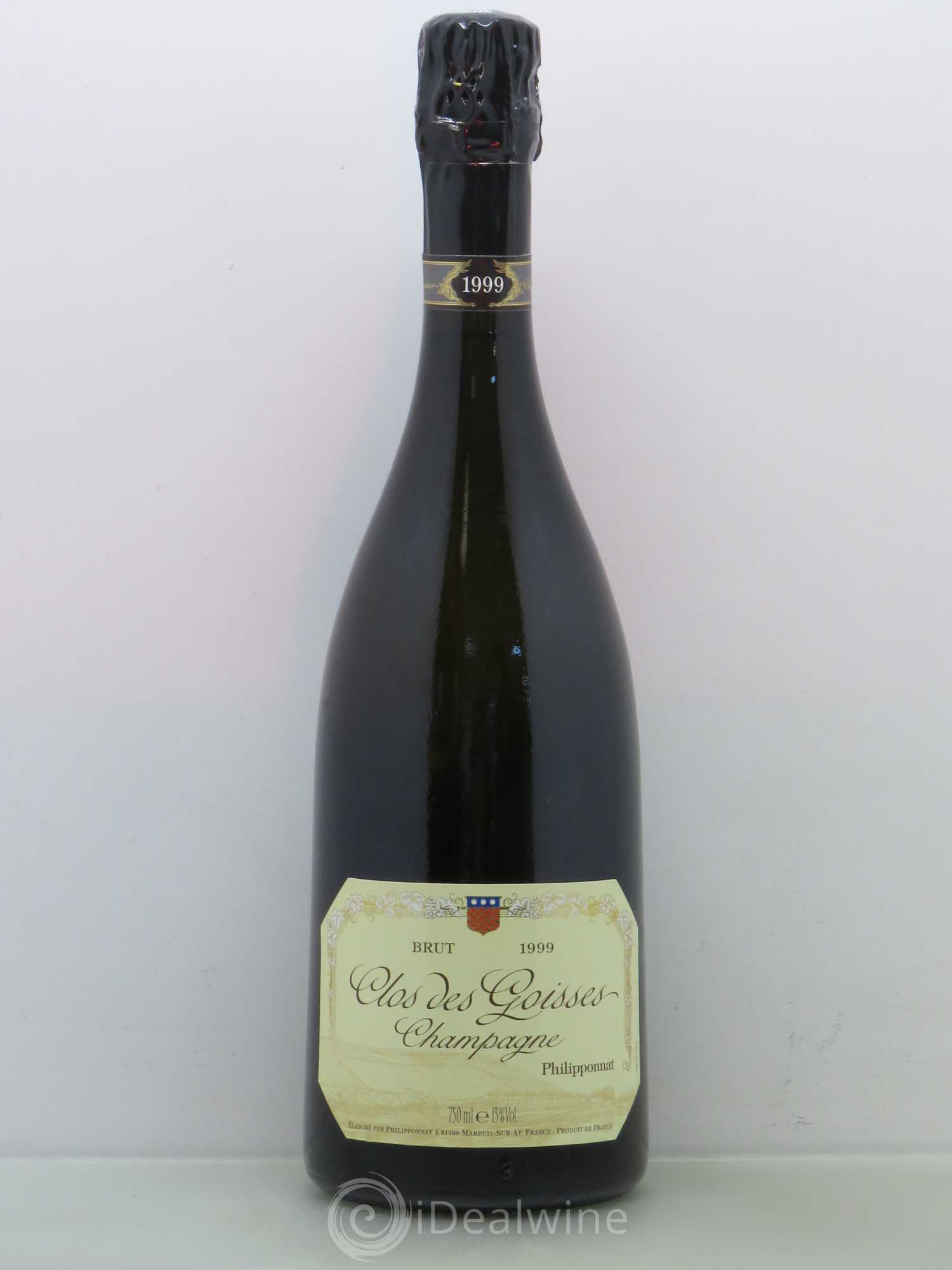 Clos des Goisses Philipponnat 1999 - Lot de 1 bouteille - 0