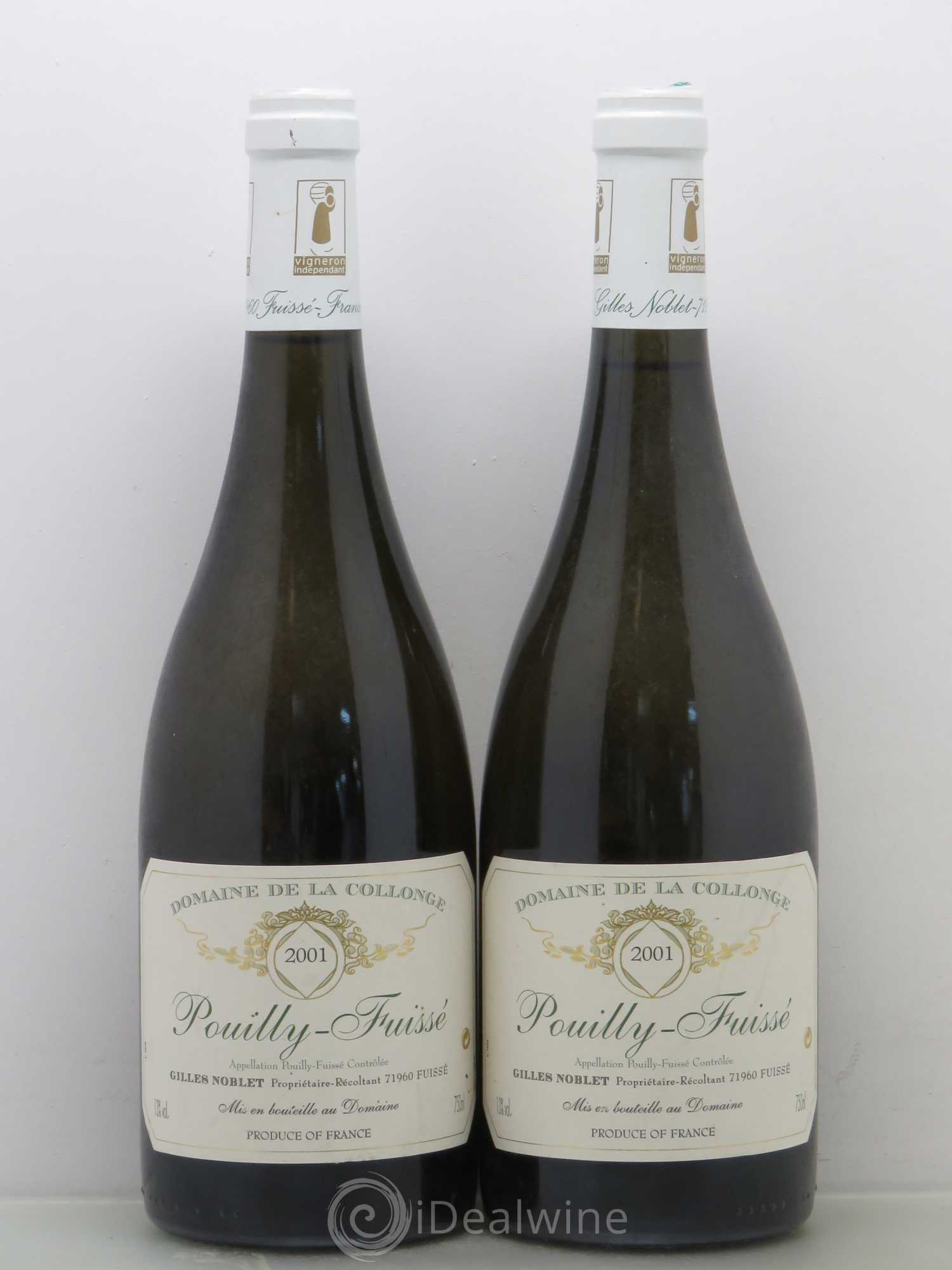 Pouilly-Fuissé Gilles Noblet 2001 - Posten von 2 Flaschen - 0