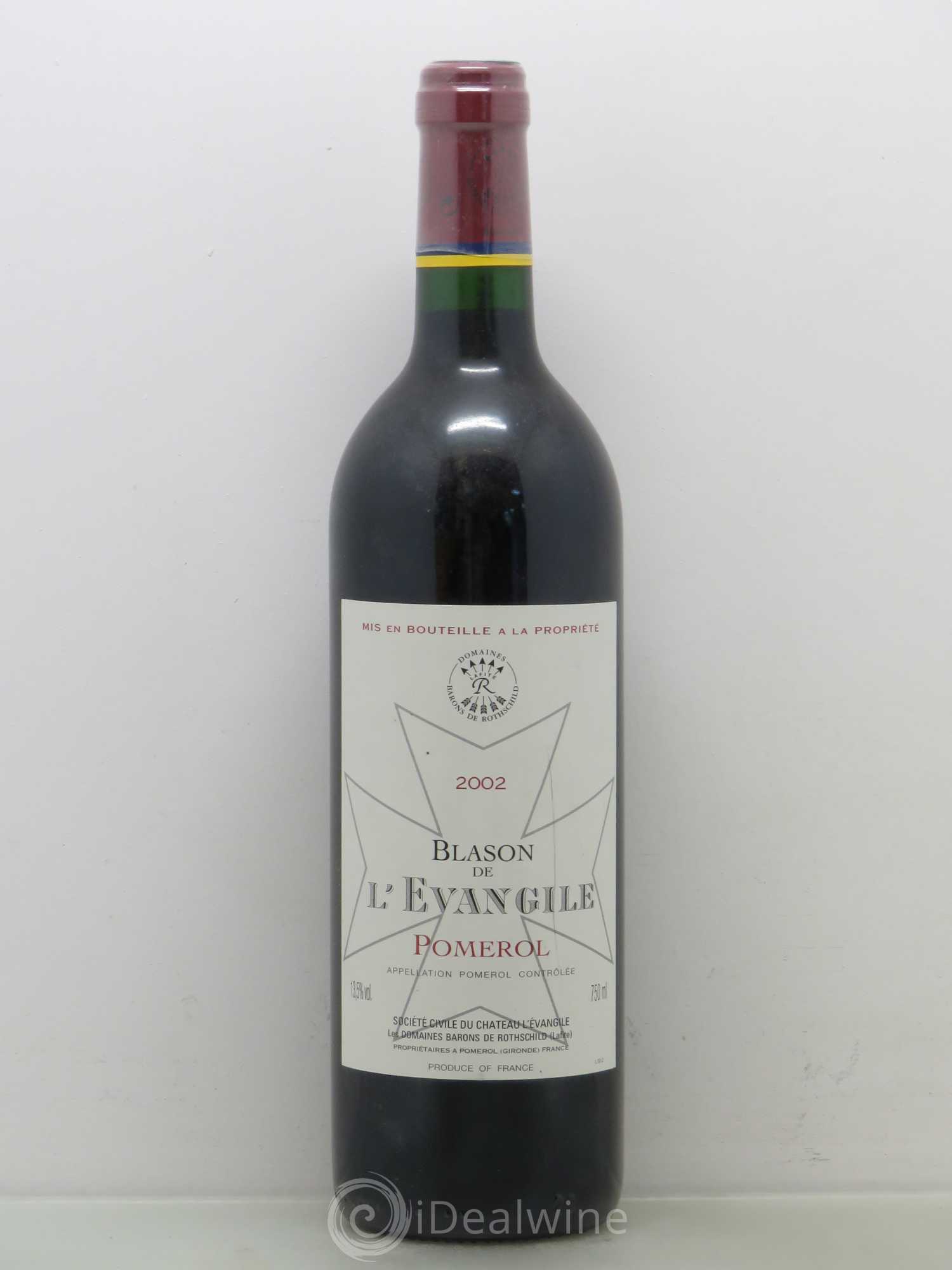 Blason de l'Evangile (sans prix de réserve) 2002 - Lot de 1 bouteille - 0