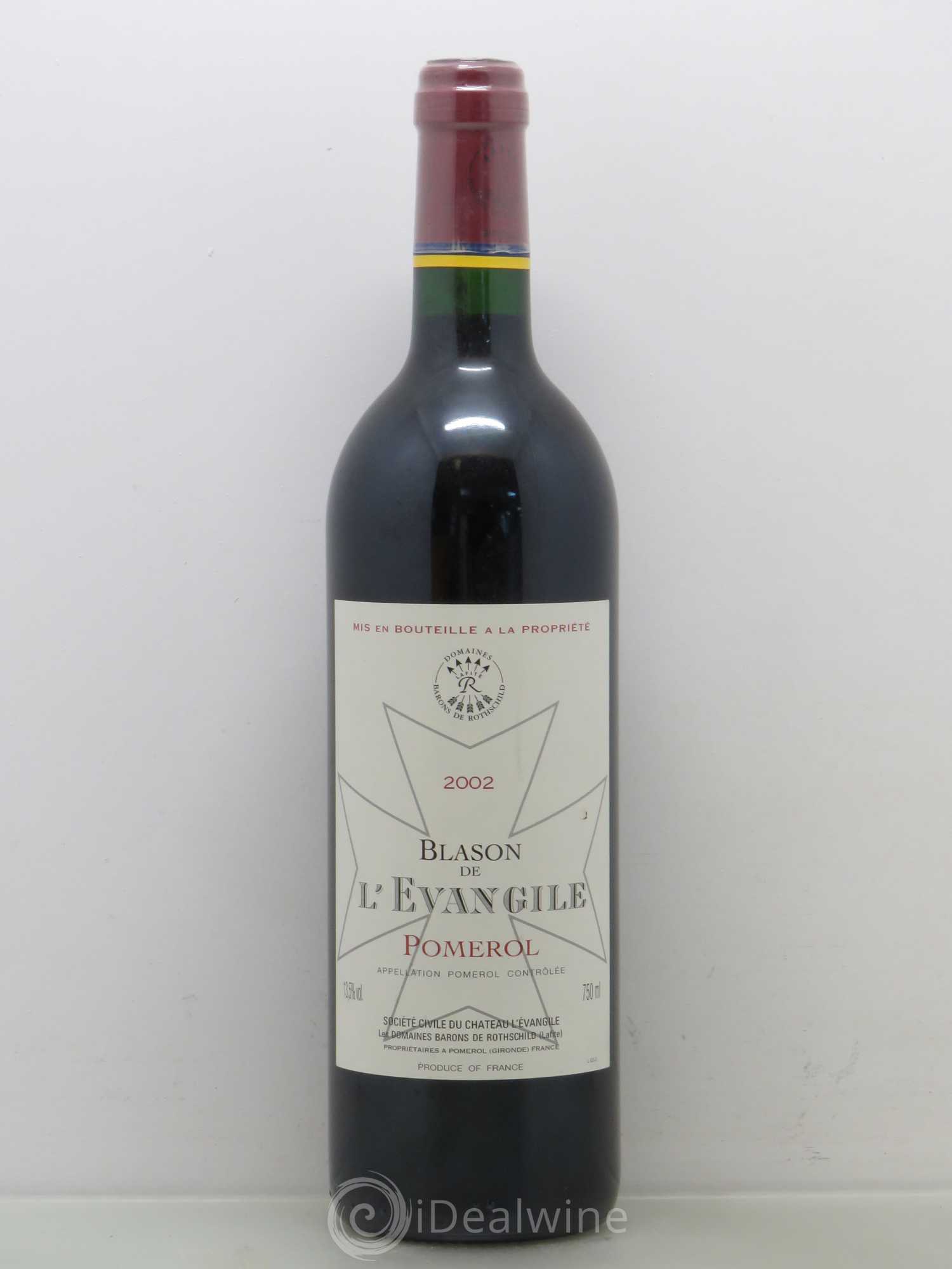 Blason de l'Evangile (sans prix de réserve) 2002 - Lot de 1 bouteille - 0