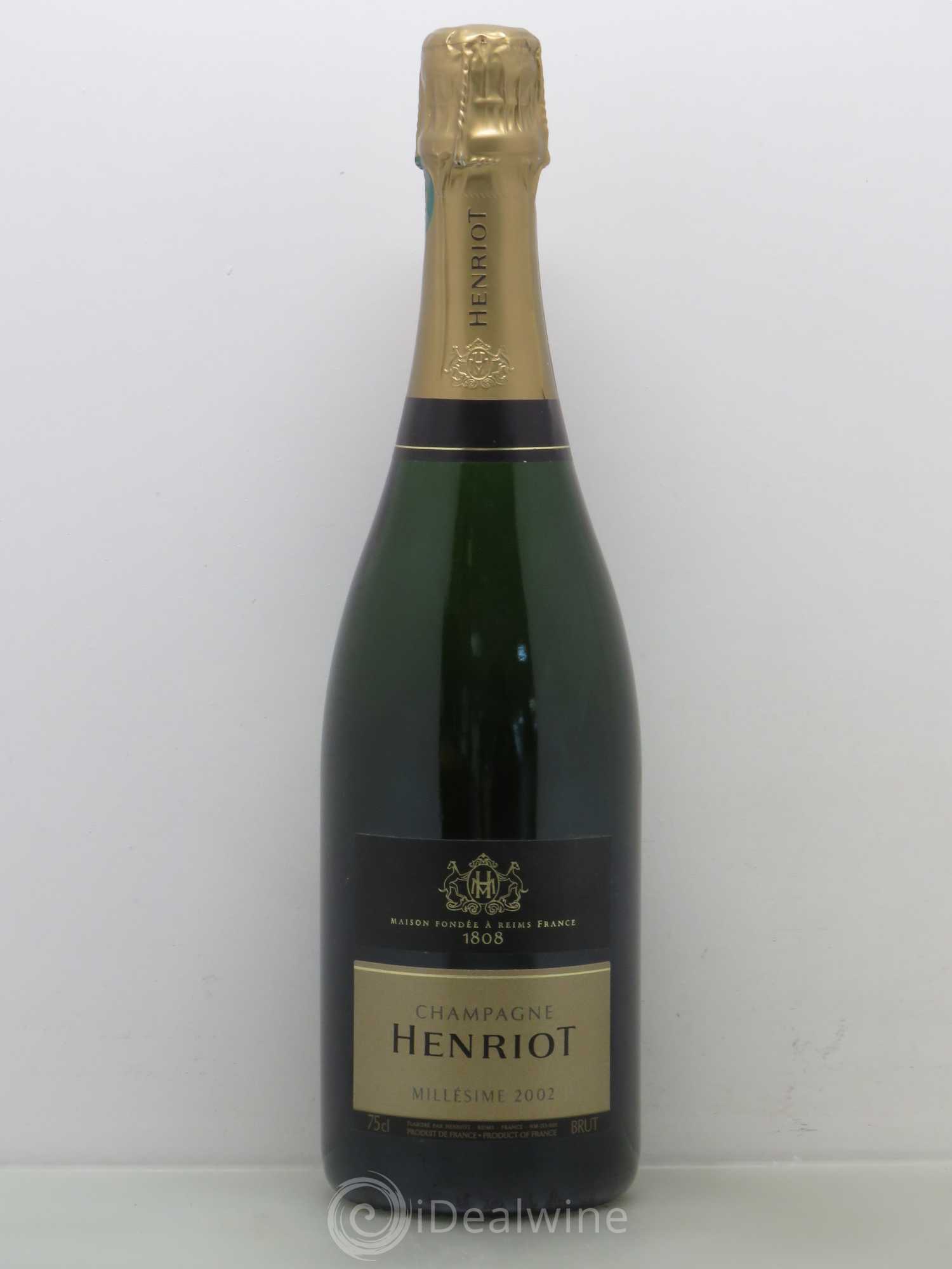 Brut Millésimé Henriot 2002 - Lot de 1 bouteille - 0