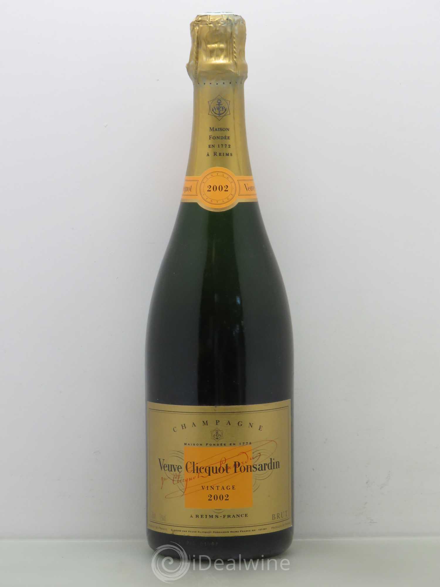 Vintage Veuve Clicquot 2002 - Lot de 1 bouteille - 0