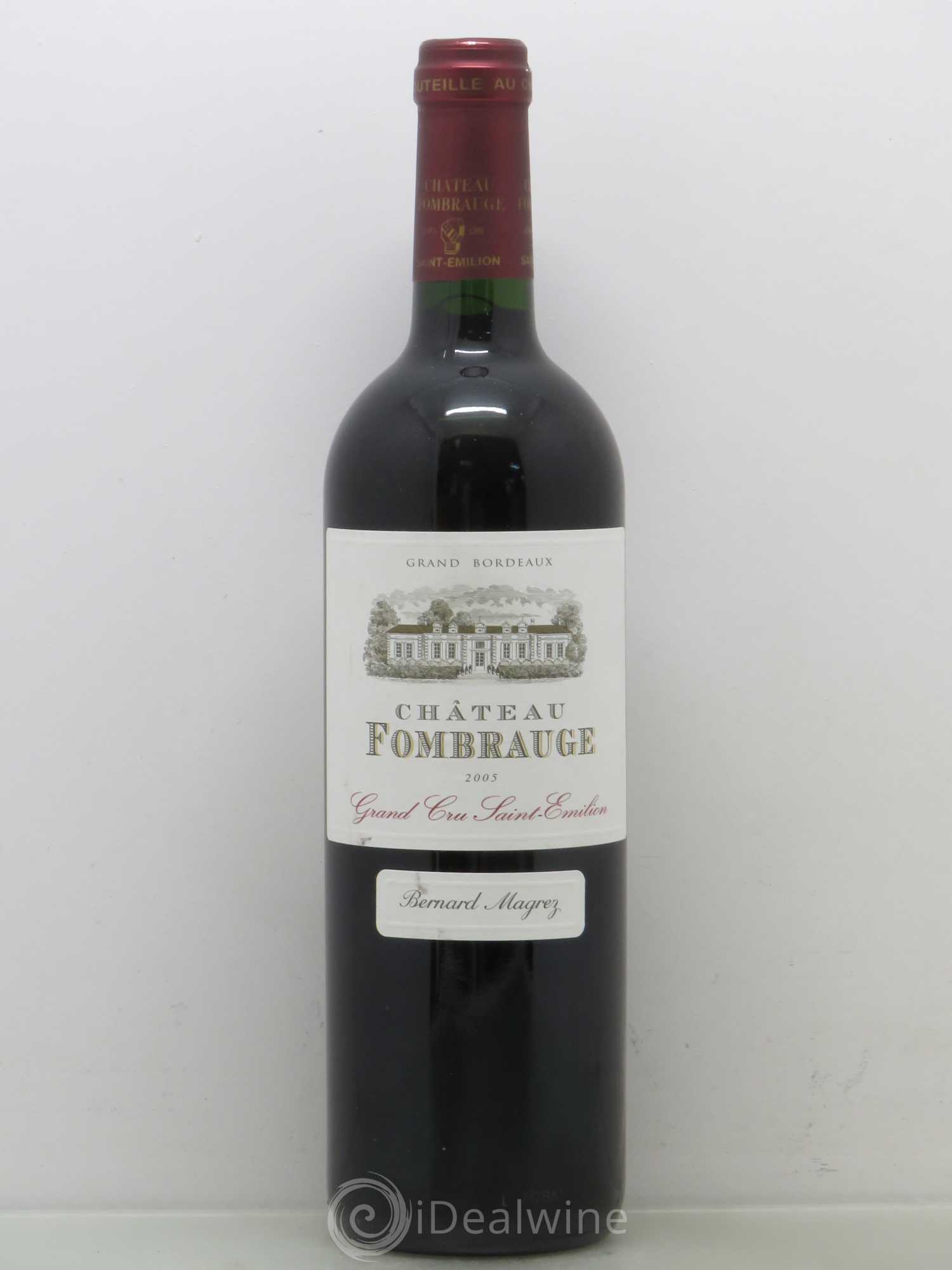 Château Fombrauge Grand Cru Classé 2005 - Lot de 1 bouteille - 0