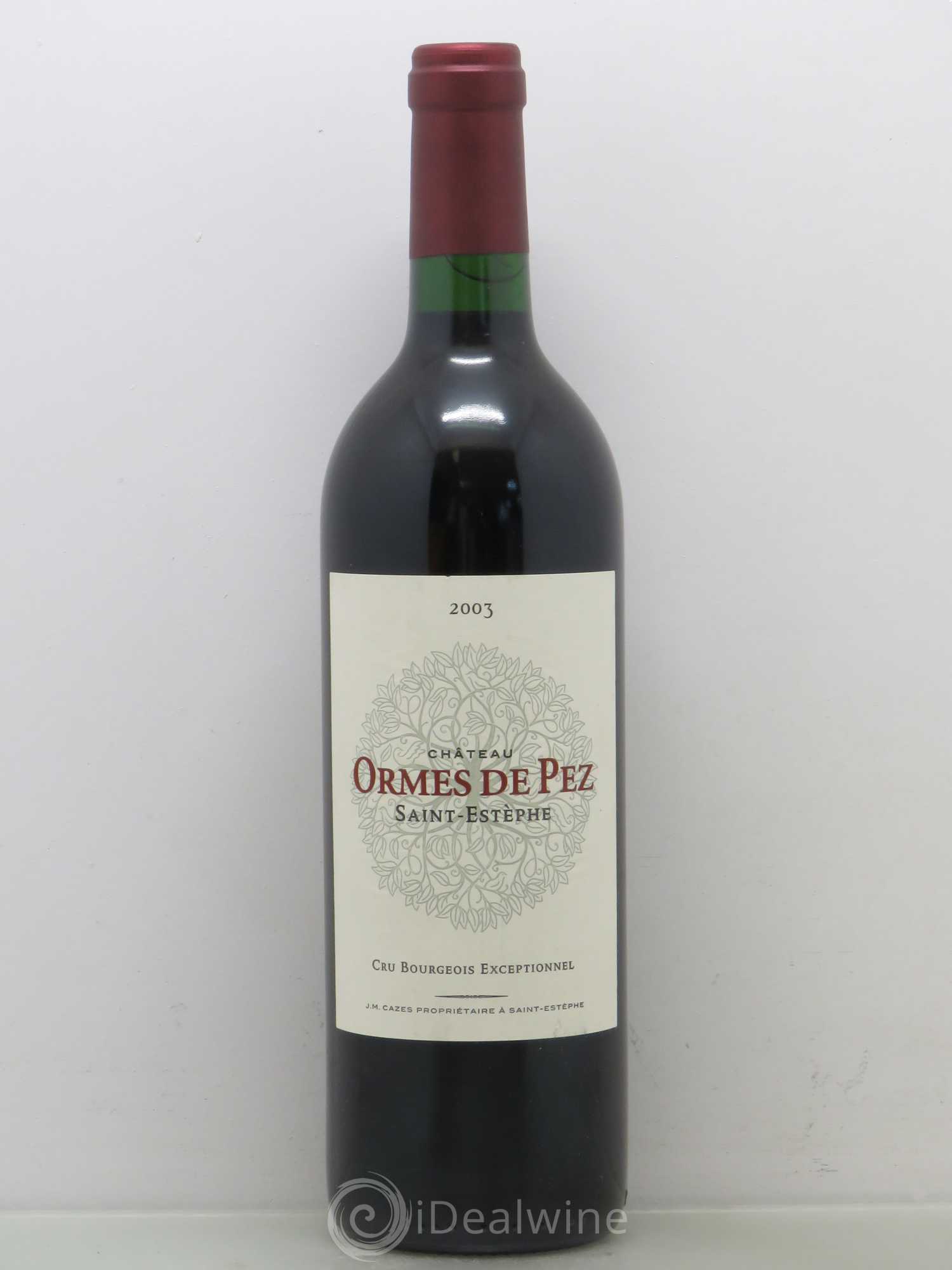 Château les Ormes de Pez (sans prix de réserve) 2003 - Lot de 1 bouteille - 0