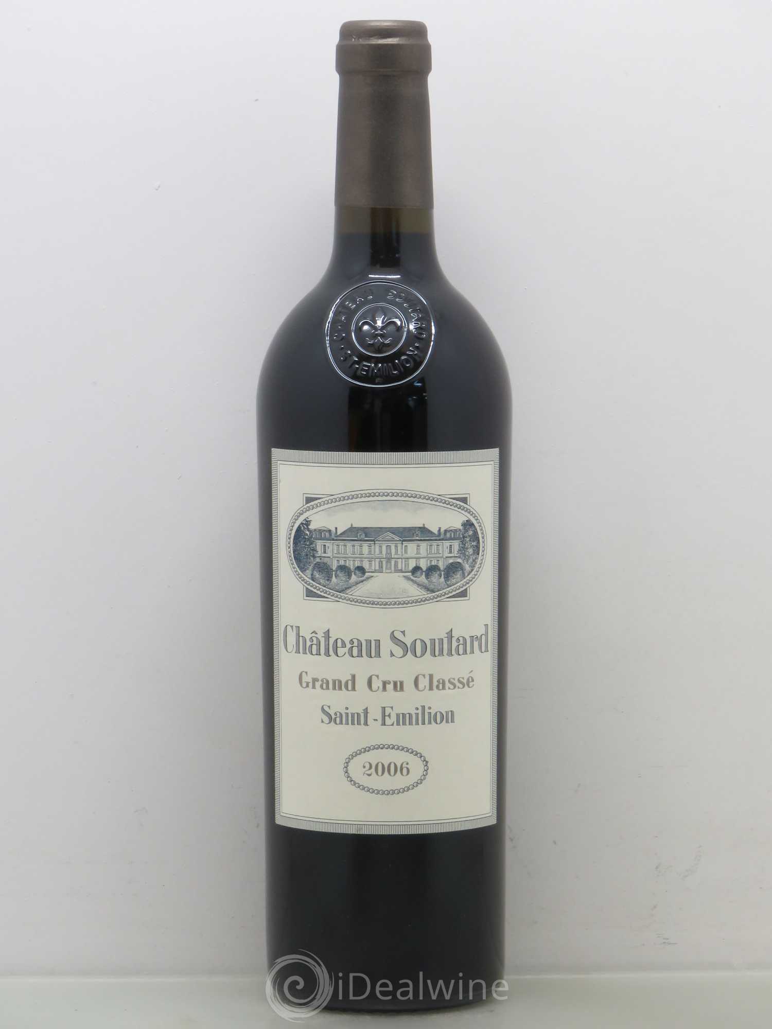 Château Soutard Grand Cru Classé 2006 - Lot de 1 bouteille - 0