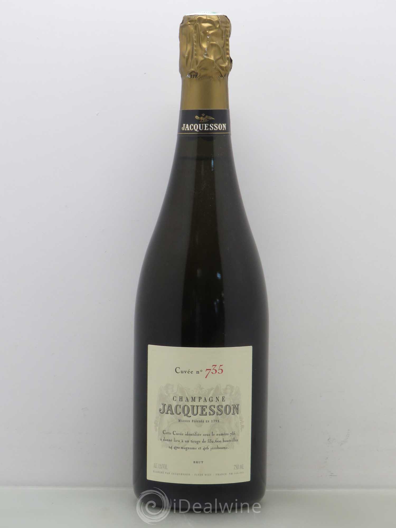 Cuvée 735 Jacquesson - Lot de 1 bouteille - 0