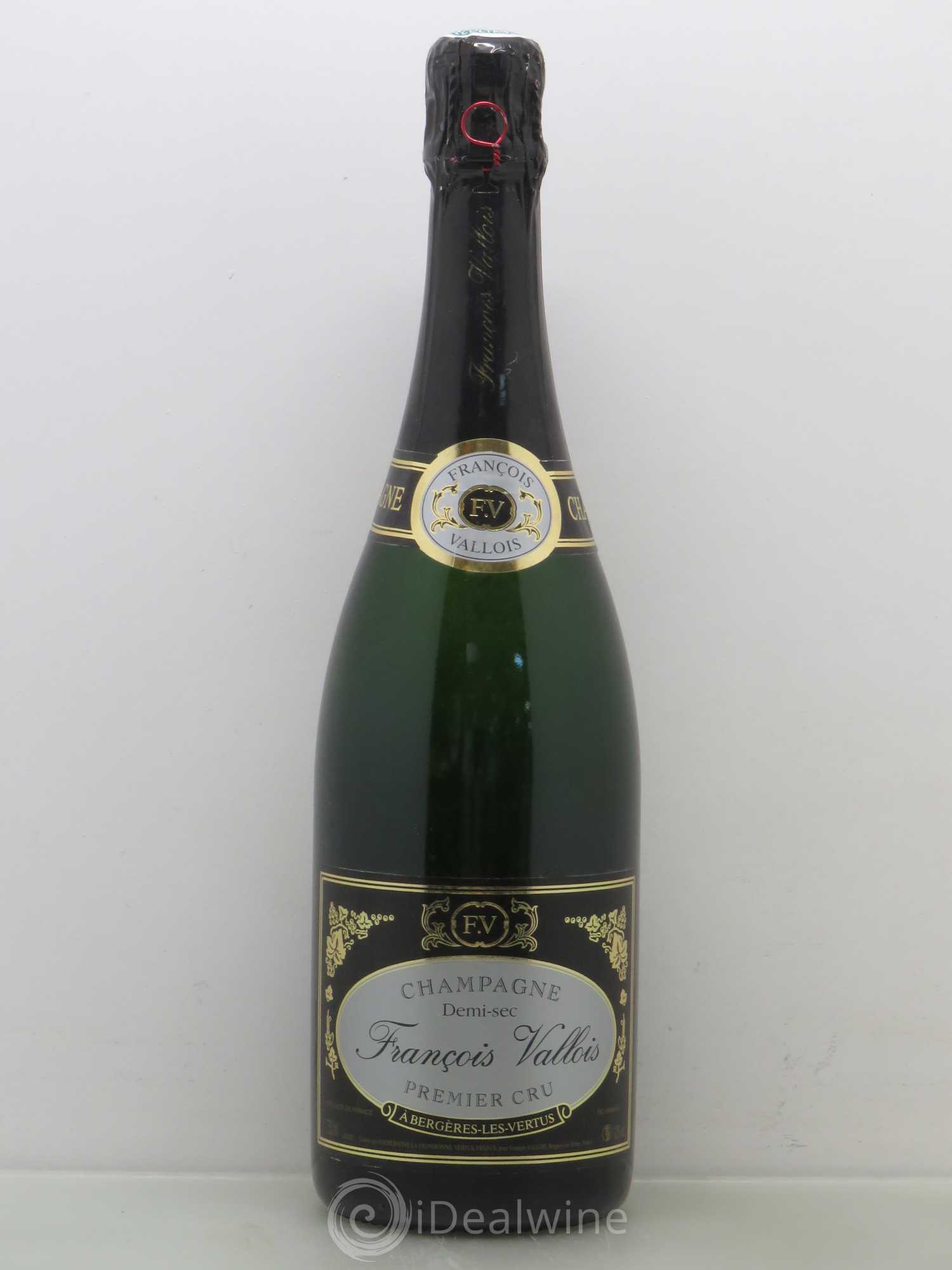 Champagne Francois 1er Vallois(demi-sec) (sans prix de réserve) - Posten von 1 Flasche - 0