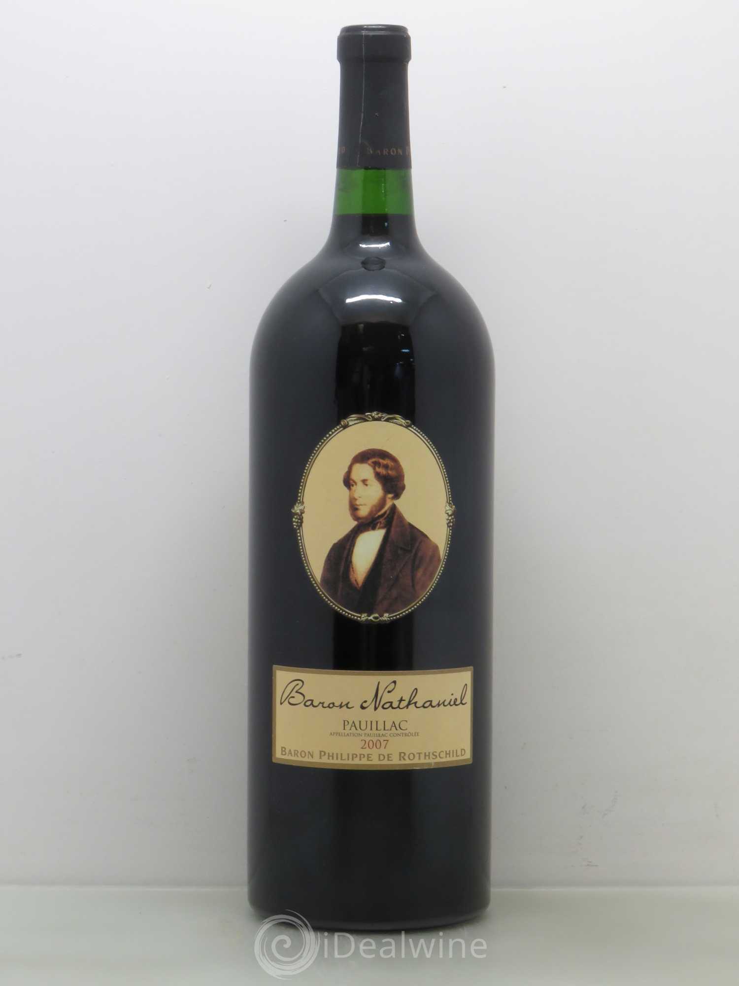 Bordeaux Baron Nathaniel (sans prix de réserve) 2007 - Posten von 1 Magnum - 0